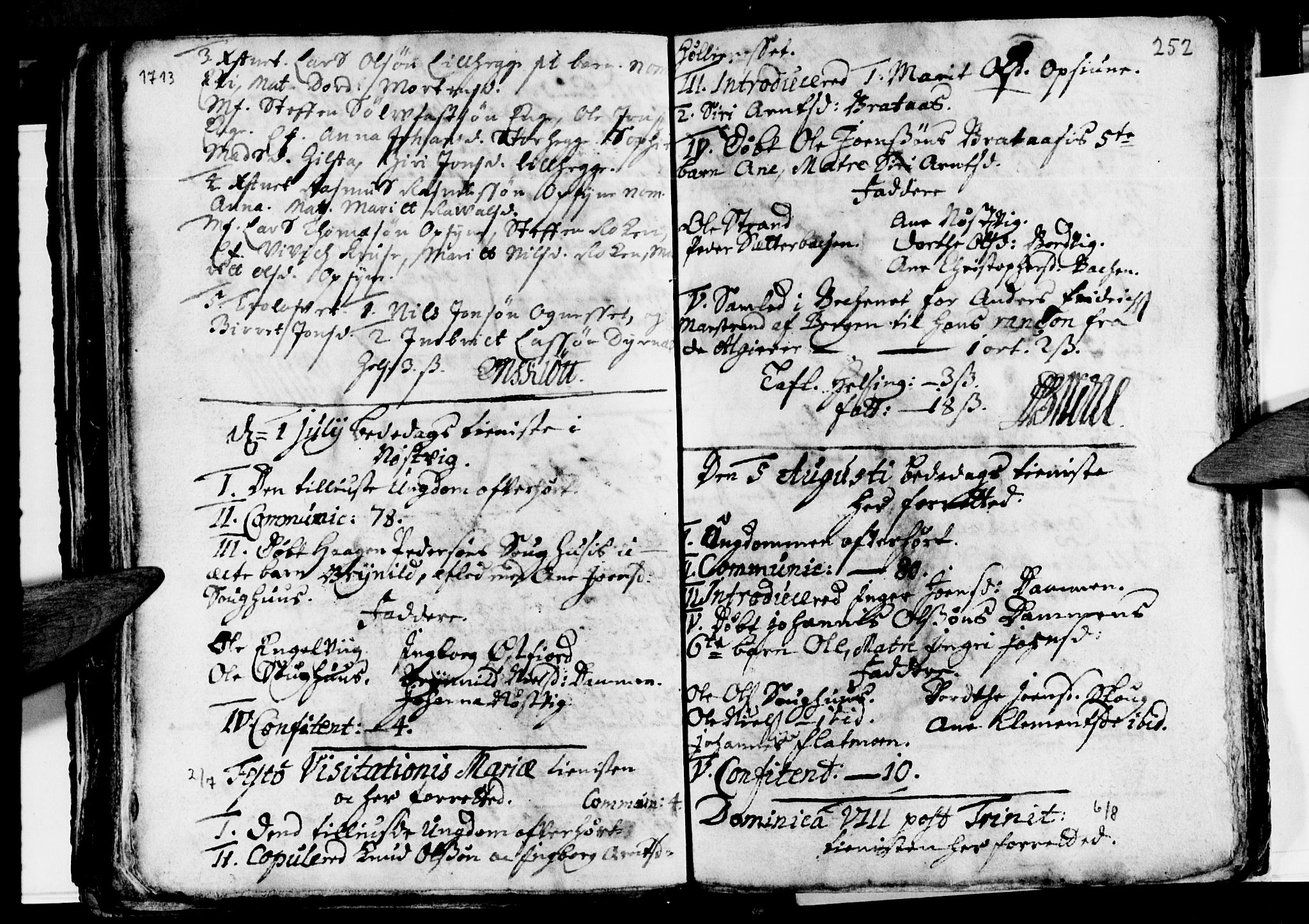 Ministerialprotokoller, klokkerbøker og fødselsregistre - Nordland, AV/SAT-A-1459/814/L0220: Parish register (official) no. 814A01, 1677-1717, p. 252