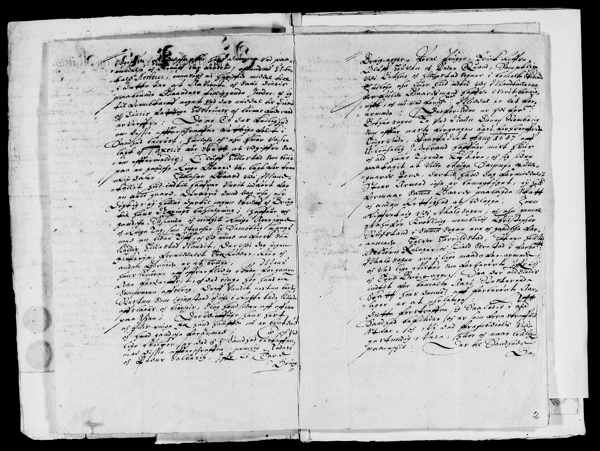 Rentekammeret inntil 1814, Reviderte regnskaper, Lensregnskaper, AV/RA-EA-5023/R/Rb/Rbo/L0028: Tønsberg len, 1647-1649