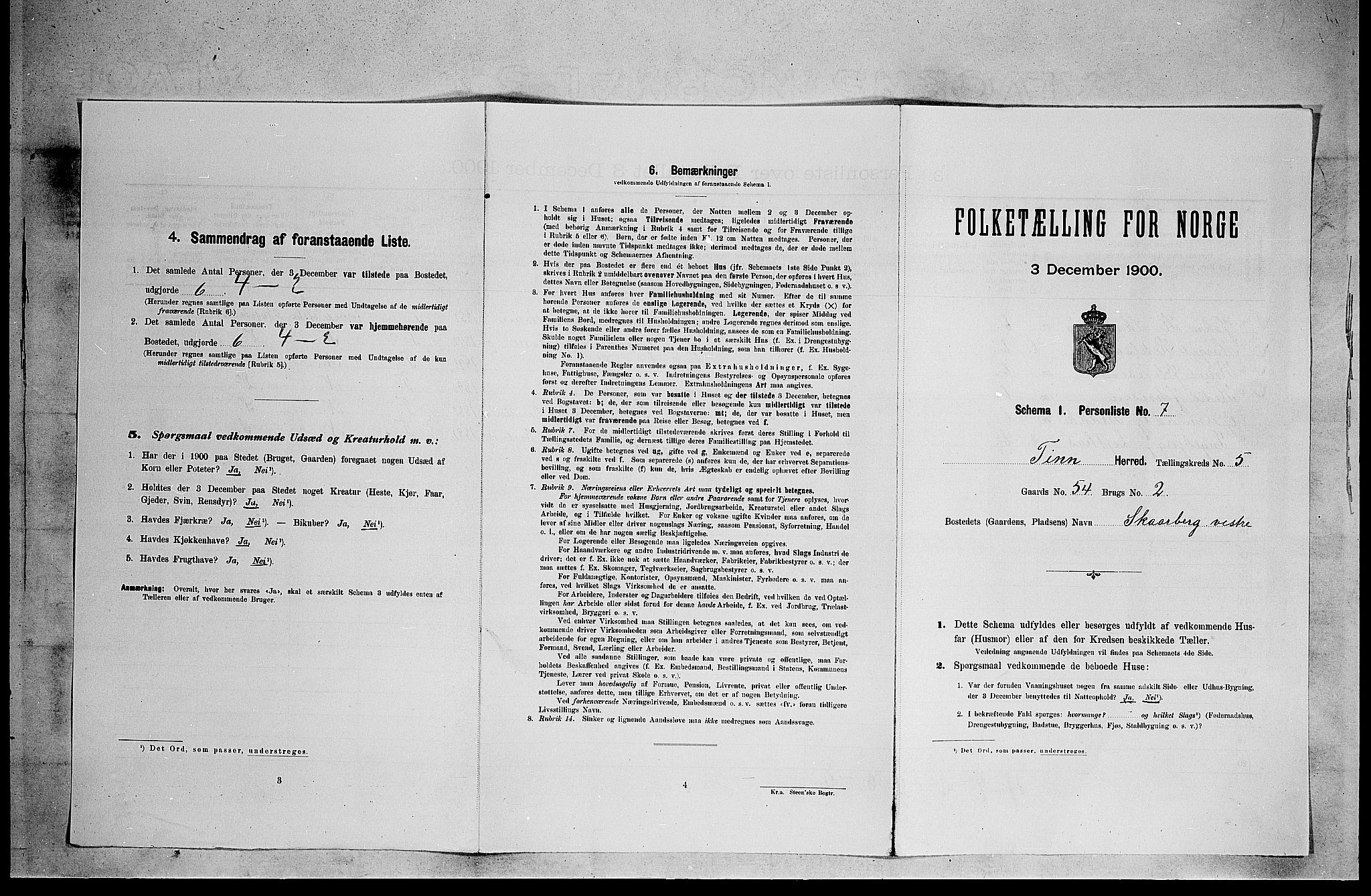 SAKO, 1900 census for Tinn, 1900, p. 389