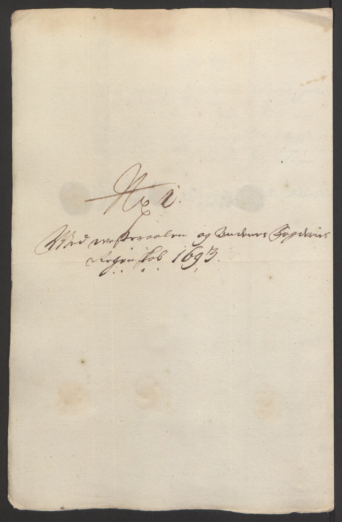 Rentekammeret inntil 1814, Reviderte regnskaper, Fogderegnskap, RA/EA-4092/R67/L4676: Fogderegnskap Vesterålen, Andenes og Lofoten, 1691-1693, p. 290