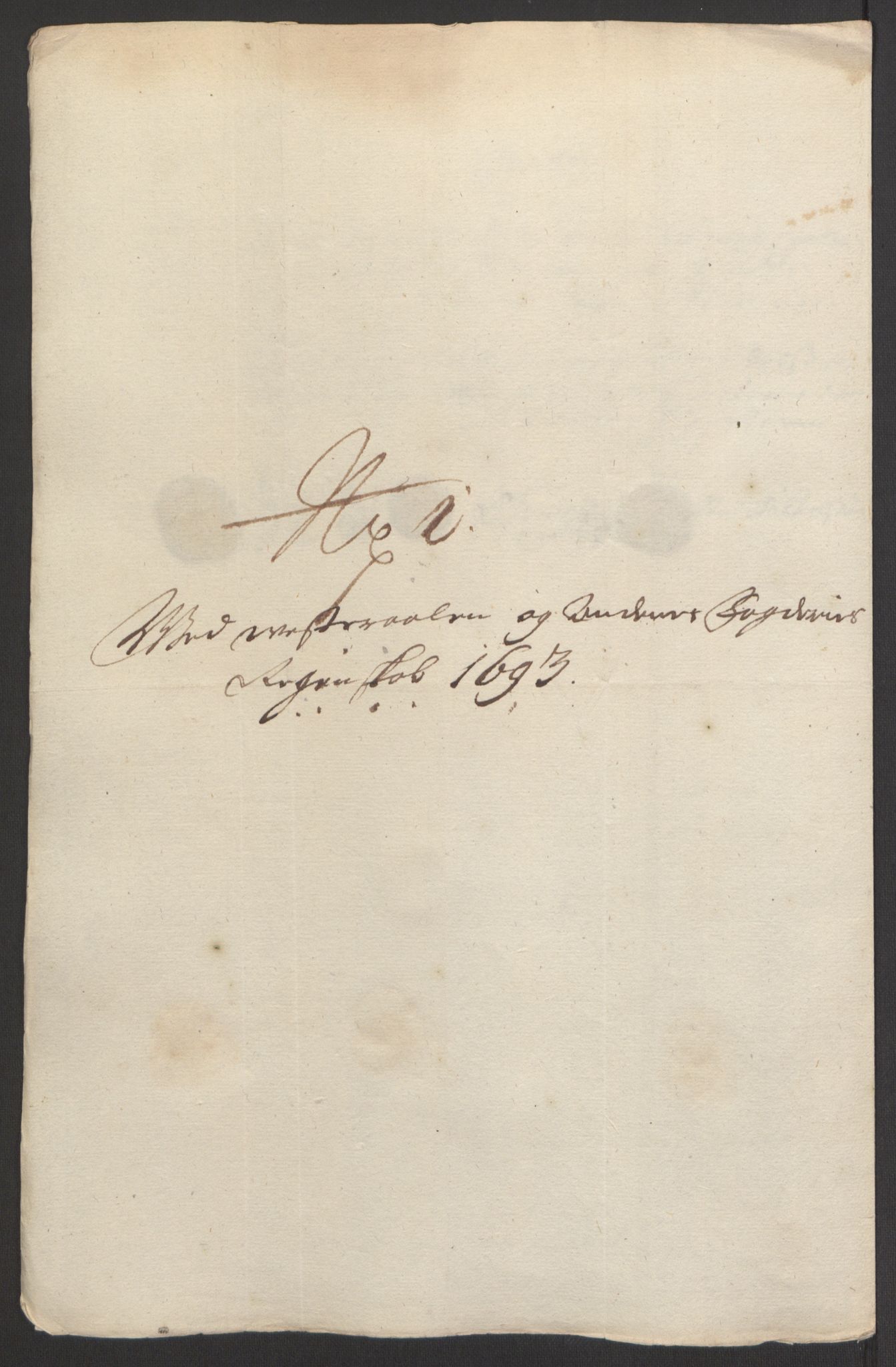 Rentekammeret inntil 1814, Reviderte regnskaper, Fogderegnskap, AV/RA-EA-4092/R67/L4676: Fogderegnskap Vesterålen, Andenes og Lofoten, 1691-1693, p. 290