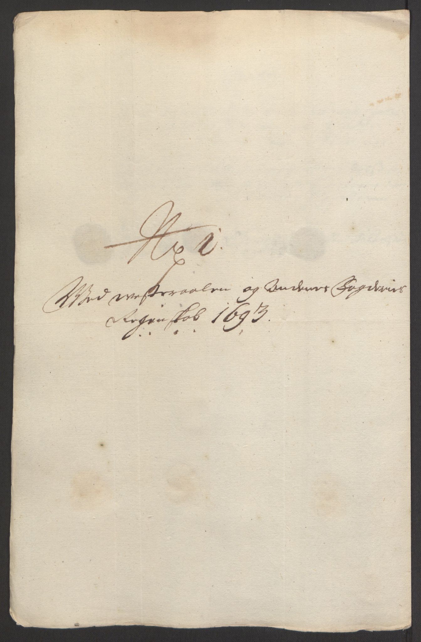 Rentekammeret inntil 1814, Reviderte regnskaper, Fogderegnskap, AV/RA-EA-4092/R67/L4676: Fogderegnskap Vesterålen, Andenes og Lofoten, 1691-1693, p. 290