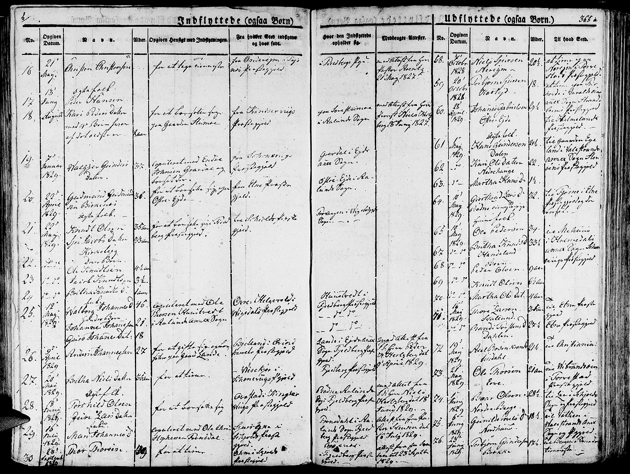 Fjelberg sokneprestembete, SAB/A-75201/H/Haa: Parish register (official) no. A 5, 1822-1834, p. 365