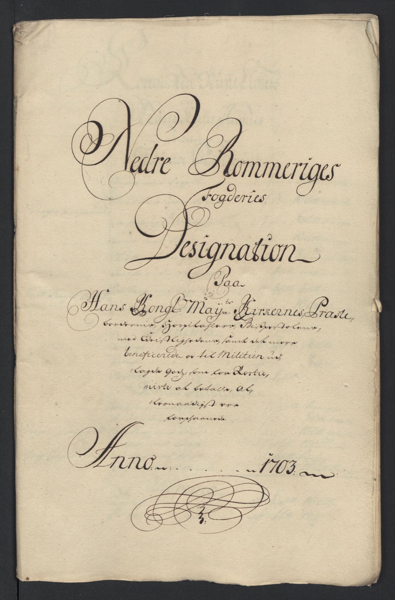 Rentekammeret inntil 1814, Reviderte regnskaper, Fogderegnskap, AV/RA-EA-4092/R11/L0586: Fogderegnskap Nedre Romerike, 1703, p. 181