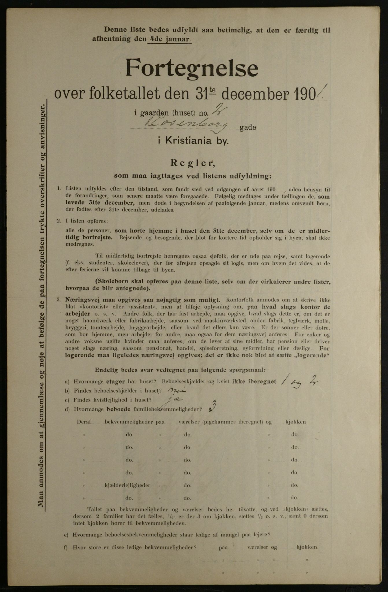 OBA, Municipal Census 1901 for Kristiania, 1901, p. 12768