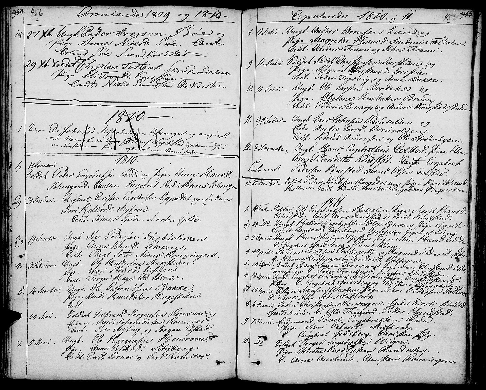 Ringebu prestekontor, AV/SAH-PREST-082/H/Ha/Haa/L0003: Parish register (official) no. 3, 1781-1820, p. 456-457
