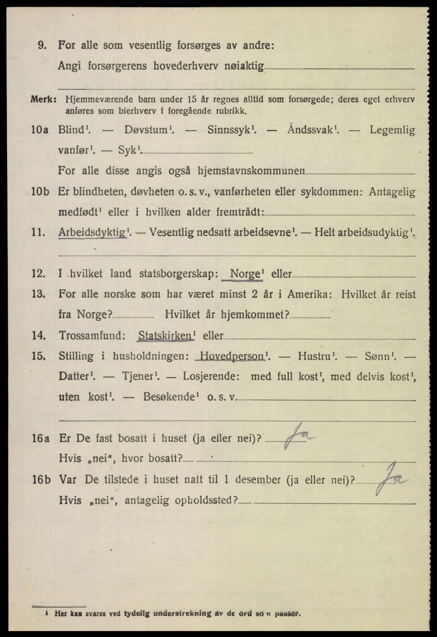 SAH, 1920 census for Furnes, 1920, p. 5660