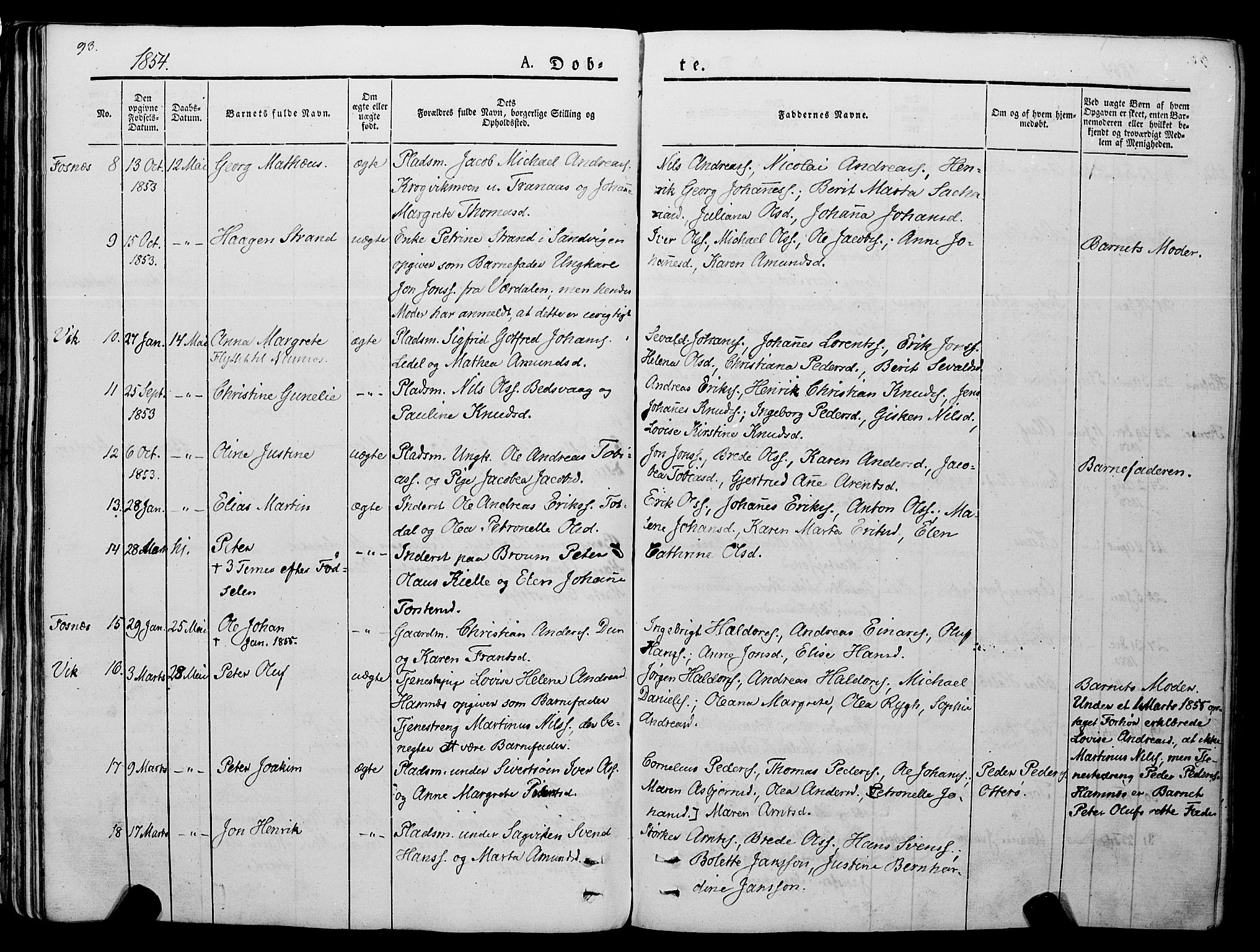 Ministerialprotokoller, klokkerbøker og fødselsregistre - Nord-Trøndelag, SAT/A-1458/773/L0614: Parish register (official) no. 773A05, 1831-1856, p. 93