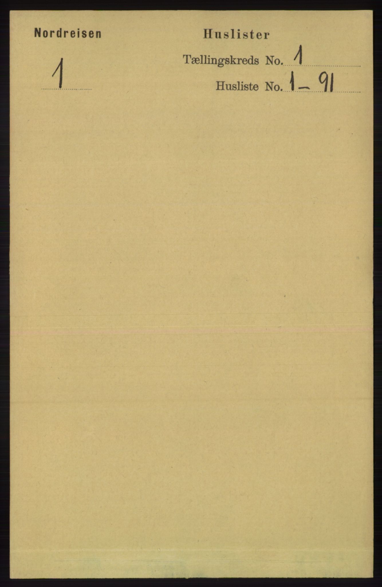 RA, 1891 census for 1942 Nordreisa, 1891, p. 13