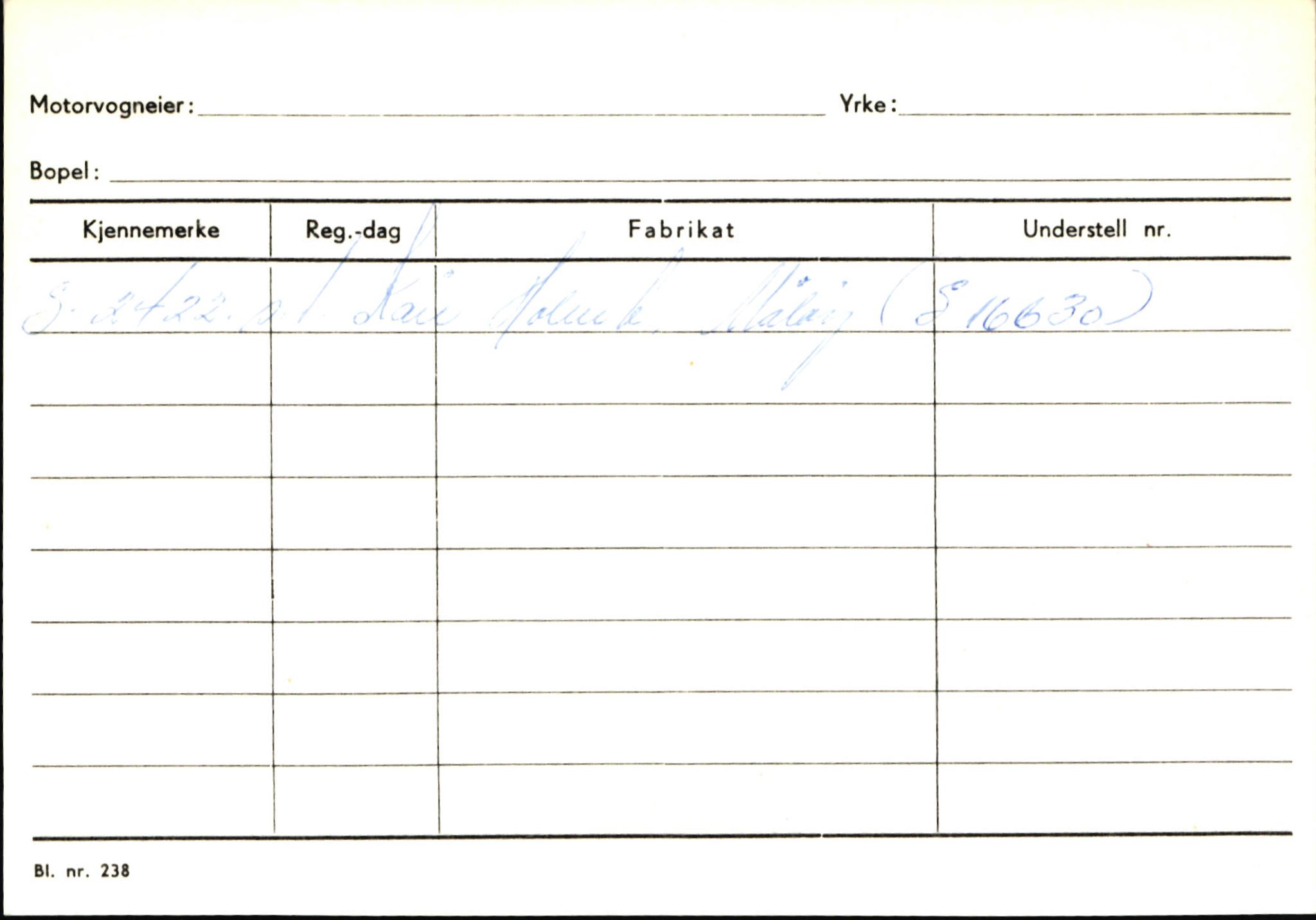 Statens vegvesen, Sogn og Fjordane vegkontor, AV/SAB-A-5301/4/F/L0145: Registerkort Vågsøy S-Å. Årdal I-P, 1945-1975, p. 138