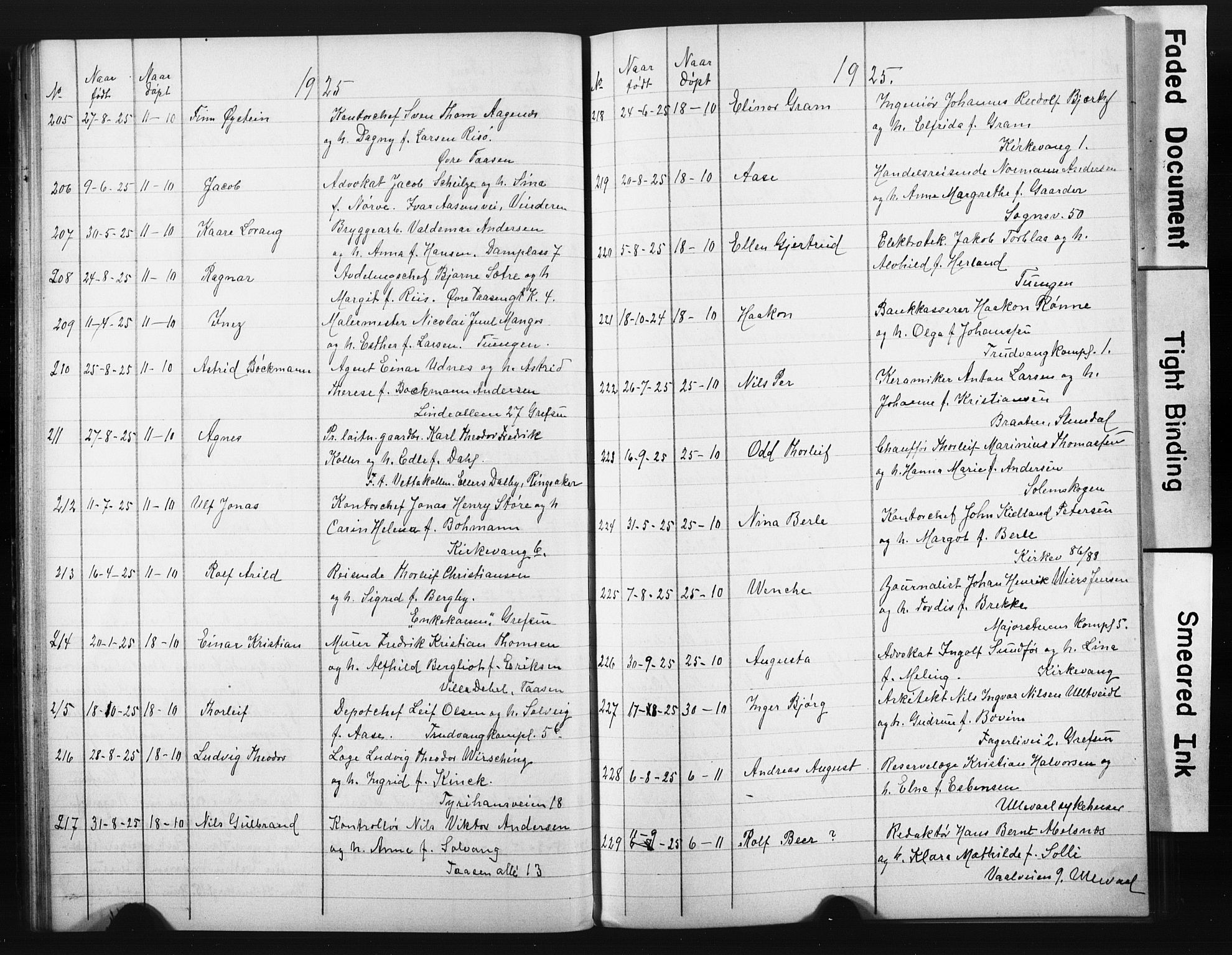 Vestre Aker prestekontor Kirkebøker, AV/SAO-A-10025/G/Ga/L0006: Parish register (copy) no. I 6, 1923-1932