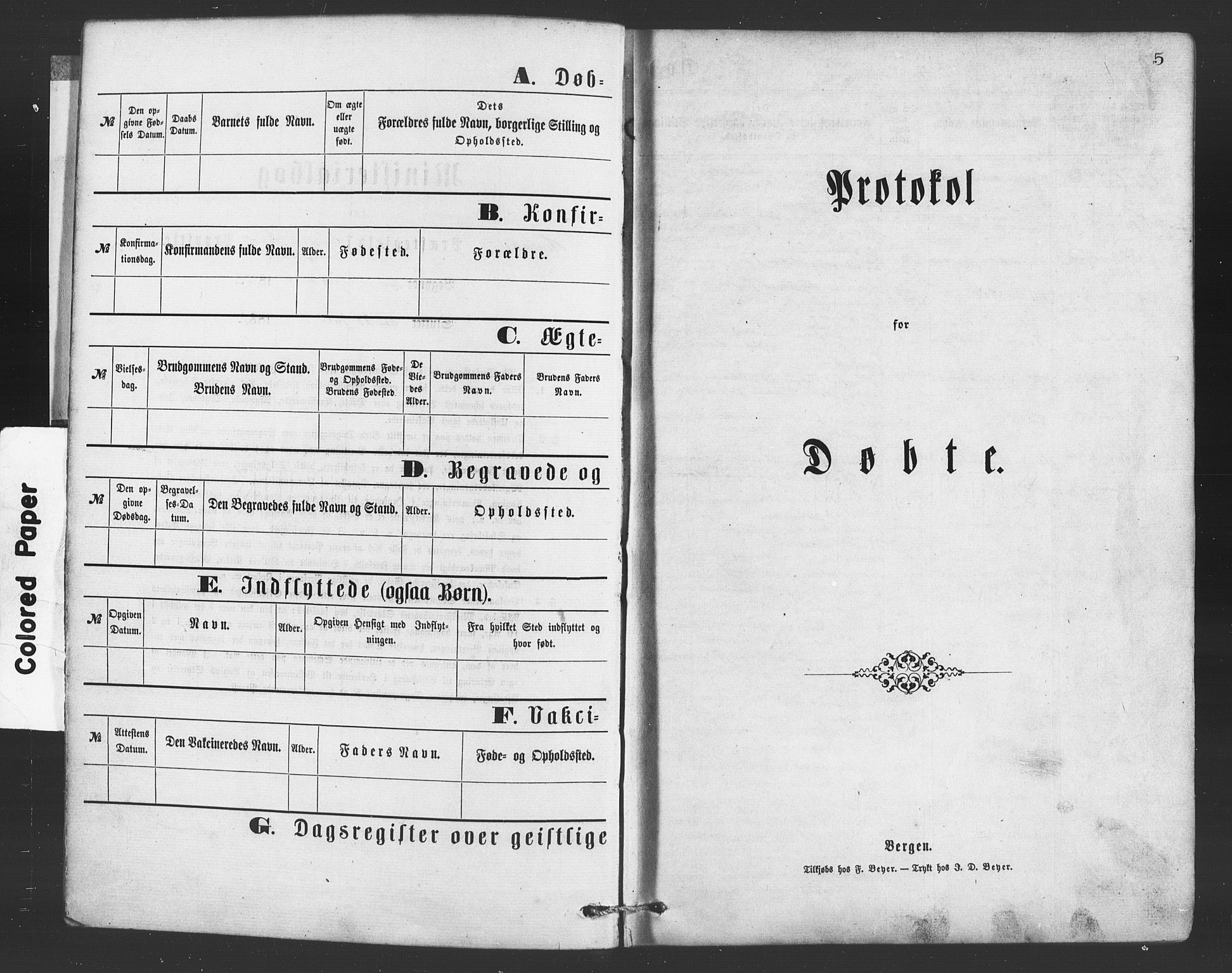 Finnås sokneprestembete, SAB/A-99925/H/Ha/Haa/Haaa/L0009: Parish register (official) no. A 9, 1873-1881, p. 5