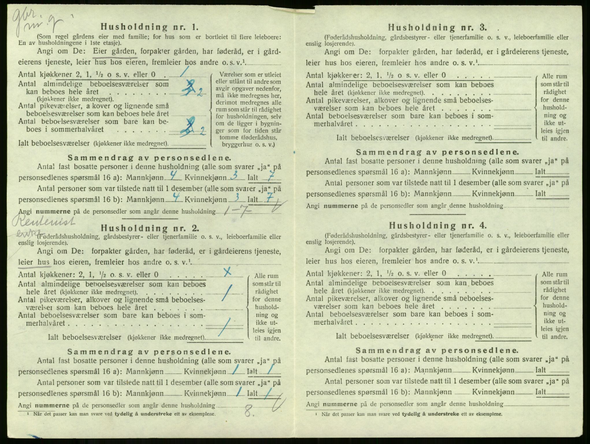 SAKO, 1920 census for Andebu, 1920, p. 1127