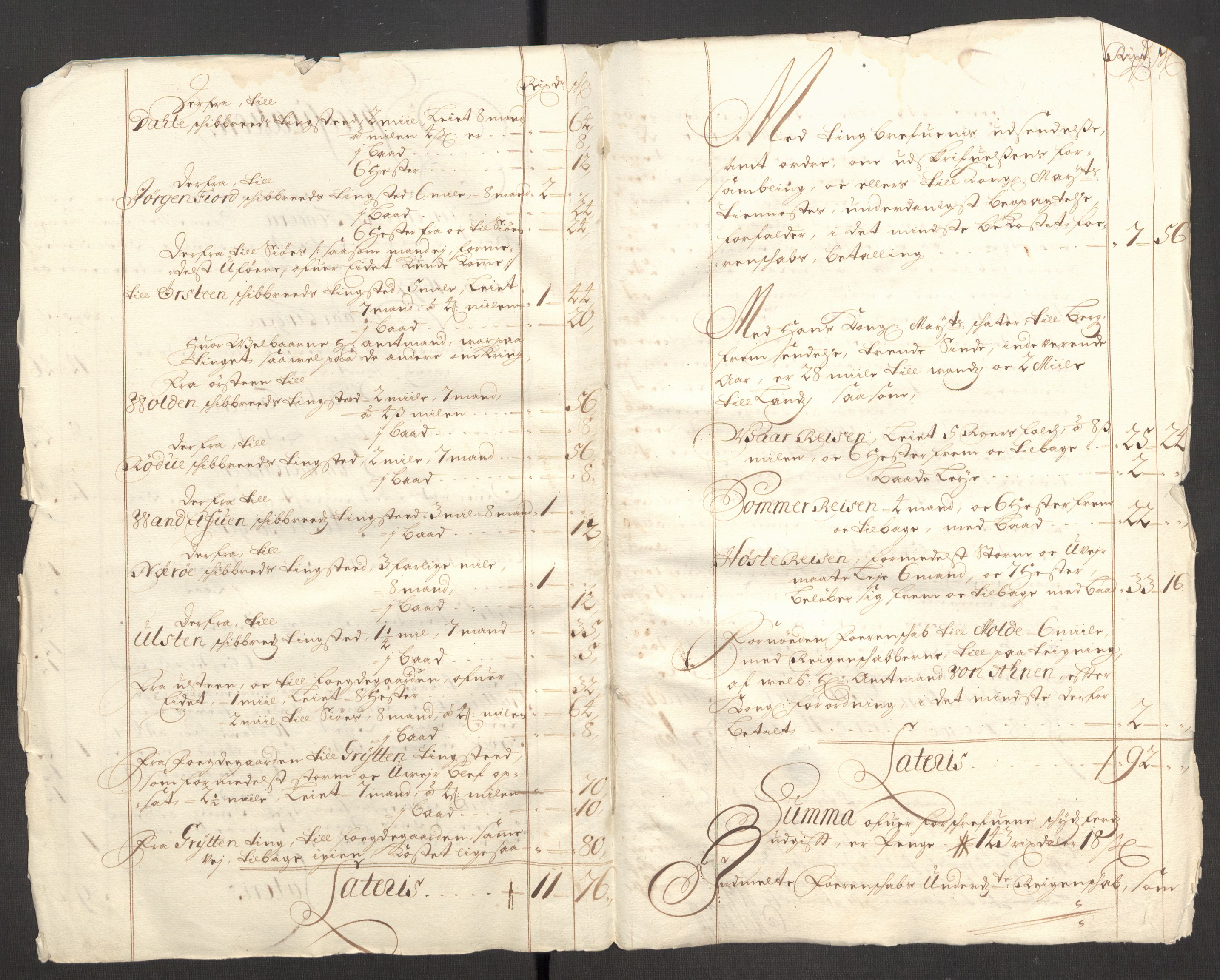 Rentekammeret inntil 1814, Reviderte regnskaper, Fogderegnskap, RA/EA-4092/R54/L3556: Fogderegnskap Sunnmøre, 1696-1698, p. 280
