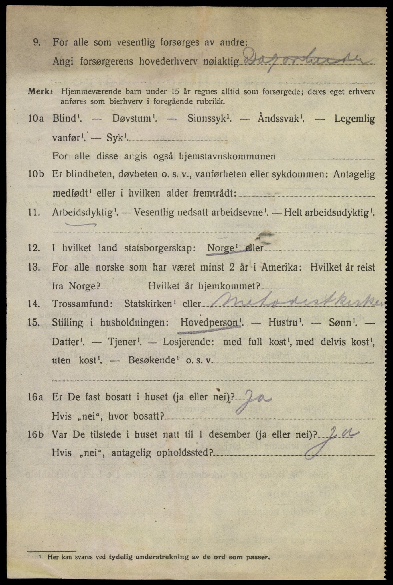 SAKO, 1920 census for Kragerø, 1920, p. 11972