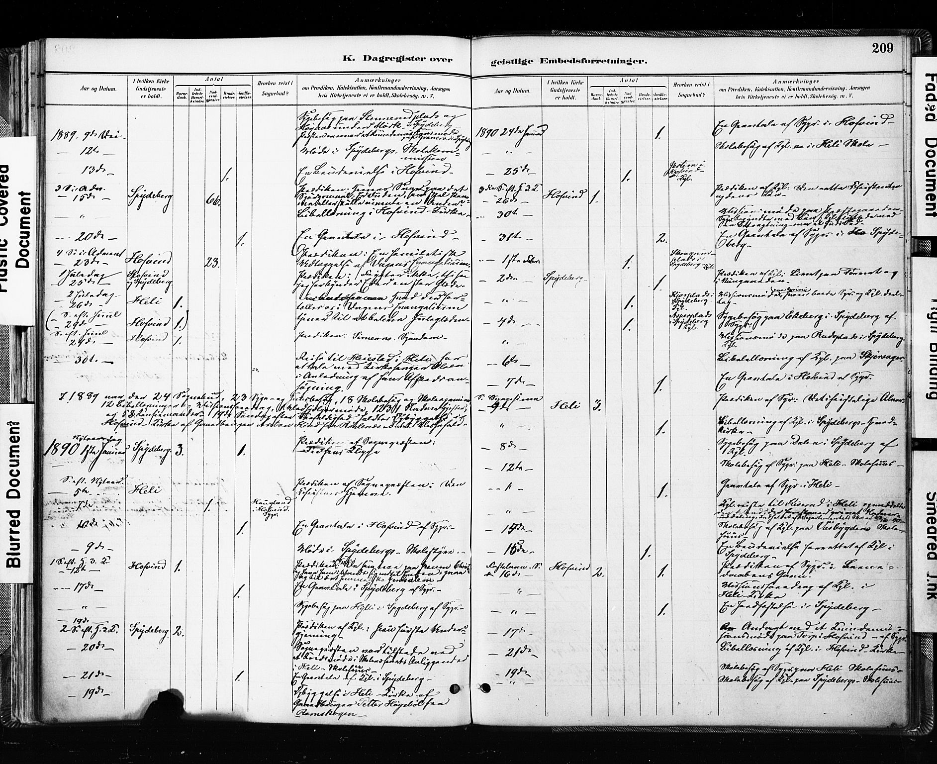 Spydeberg prestekontor Kirkebøker, AV/SAO-A-10924/F/Fa/L0008: Parish register (official) no. I 8, 1886-1900, p. 209