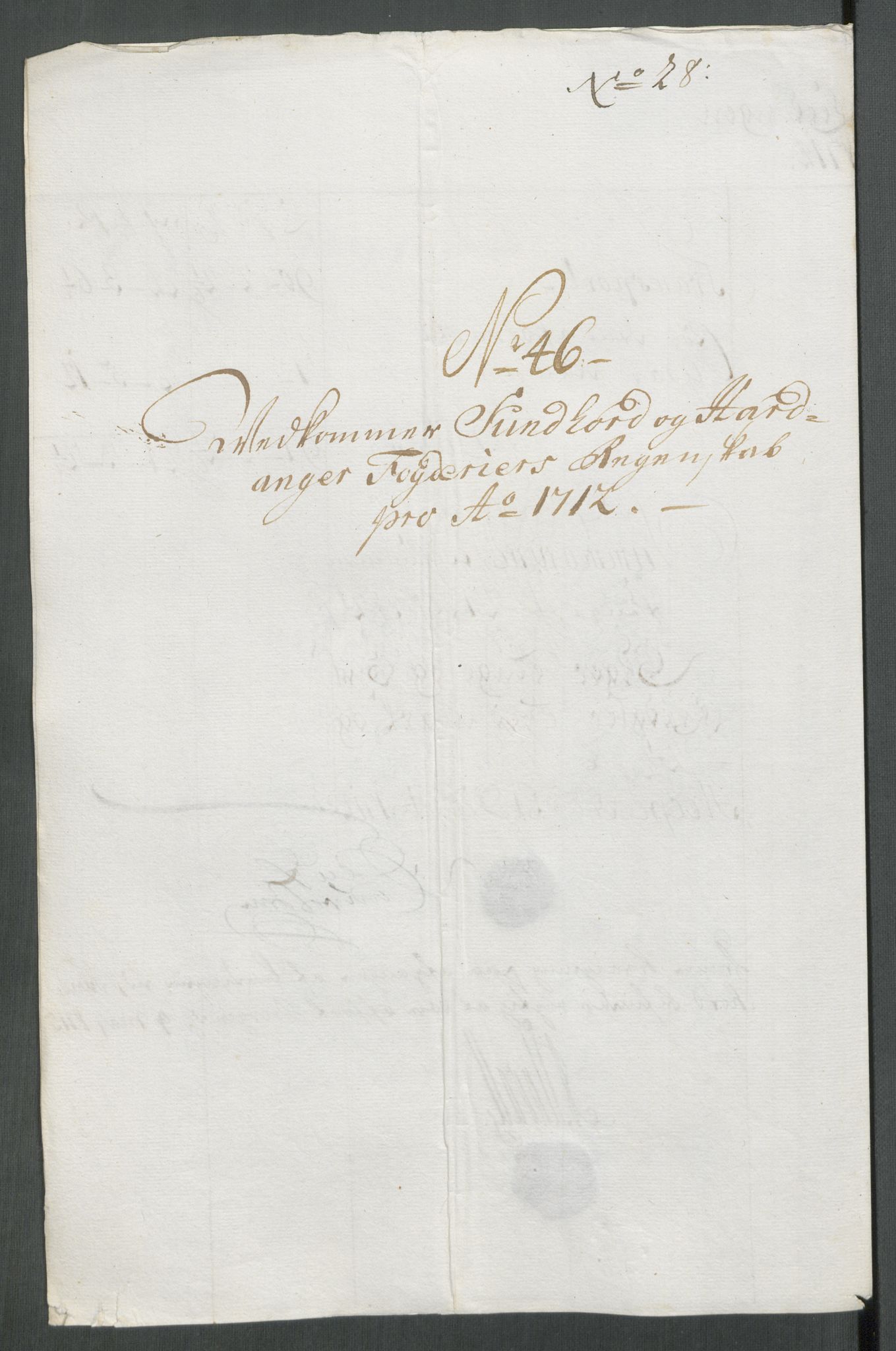 Rentekammeret inntil 1814, Reviderte regnskaper, Fogderegnskap, AV/RA-EA-4092/R48/L2990: Fogderegnskap Sunnhordland og Hardanger, 1714, p. 305