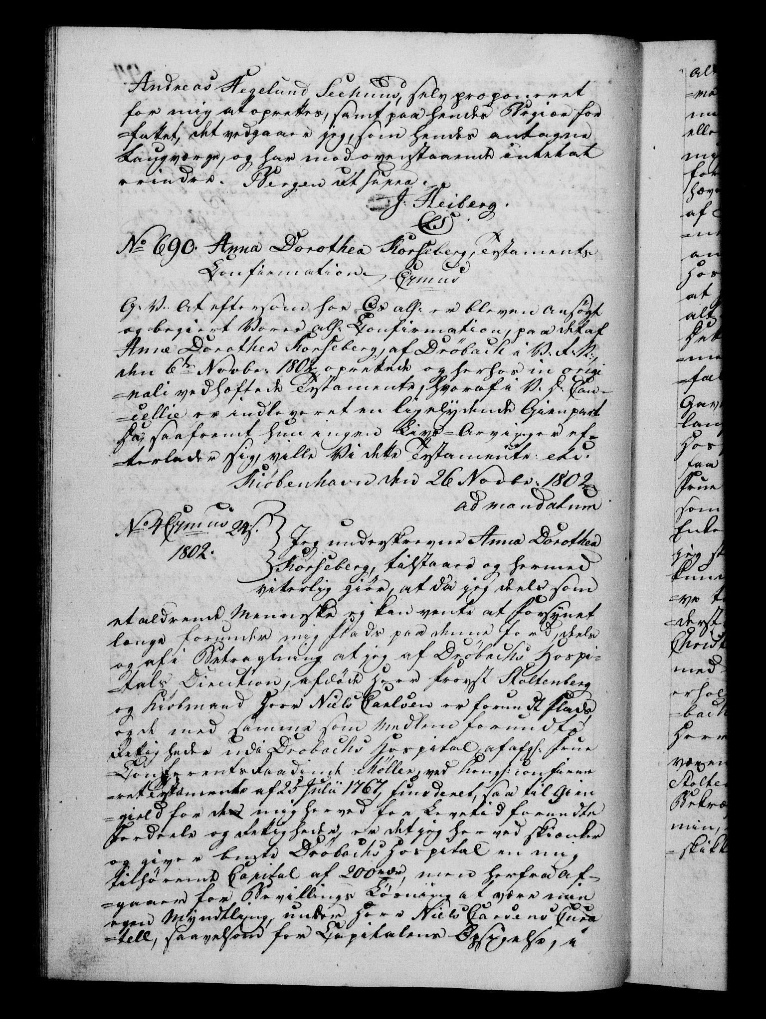 Danske Kanselli 1800-1814, RA/EA-3024/H/Hf/Hfb/Hfba/L0002: Registranter, 1802-1804, p. 94b