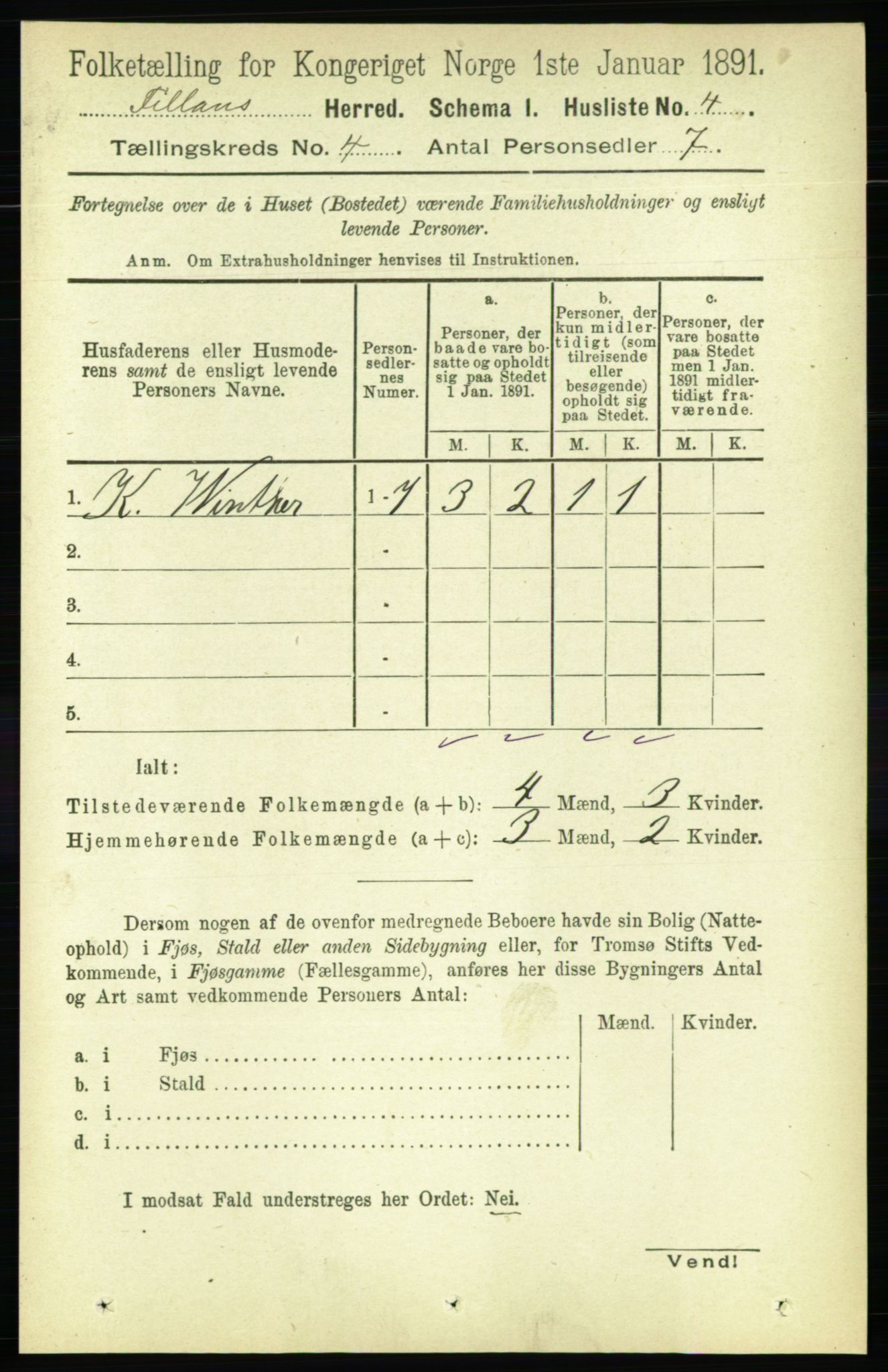 RA, 1891 census for 1616 Fillan, 1891, p. 624