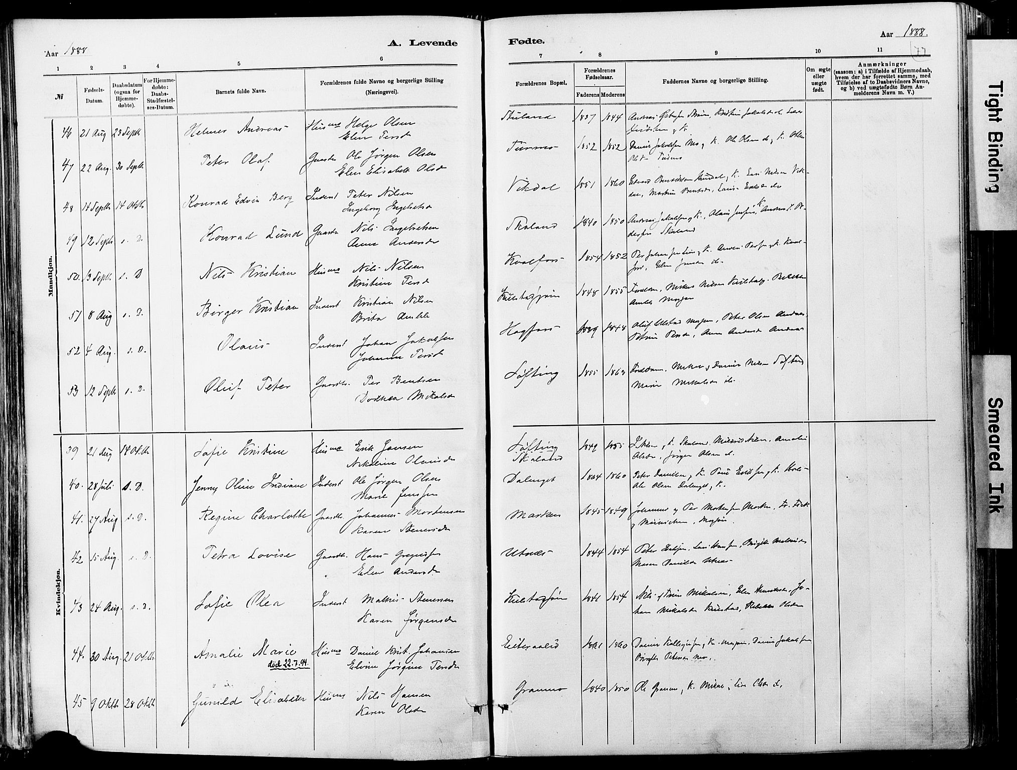 Ministerialprotokoller, klokkerbøker og fødselsregistre - Nordland, AV/SAT-A-1459/820/L0295: Parish register (official) no. 820A16, 1880-1896, p. 77