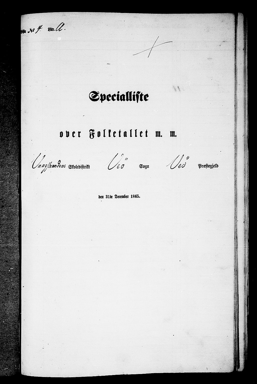 RA, 1865 census for Veøy, 1865, p. 69