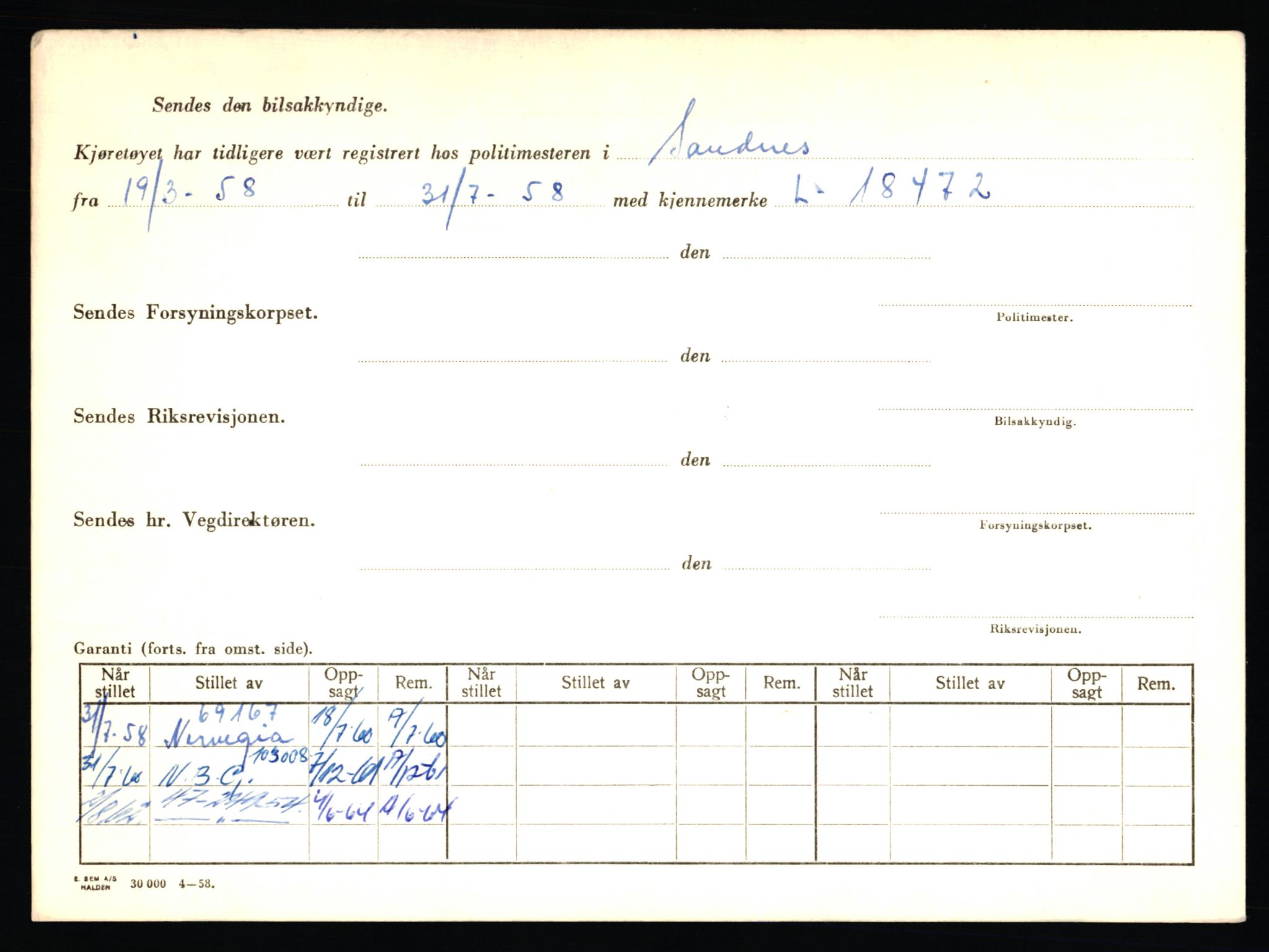 Stavanger trafikkstasjon, AV/SAST-A-101942/0/F/L0050: L-50600 - L-51299, 1930-1971, p. 824