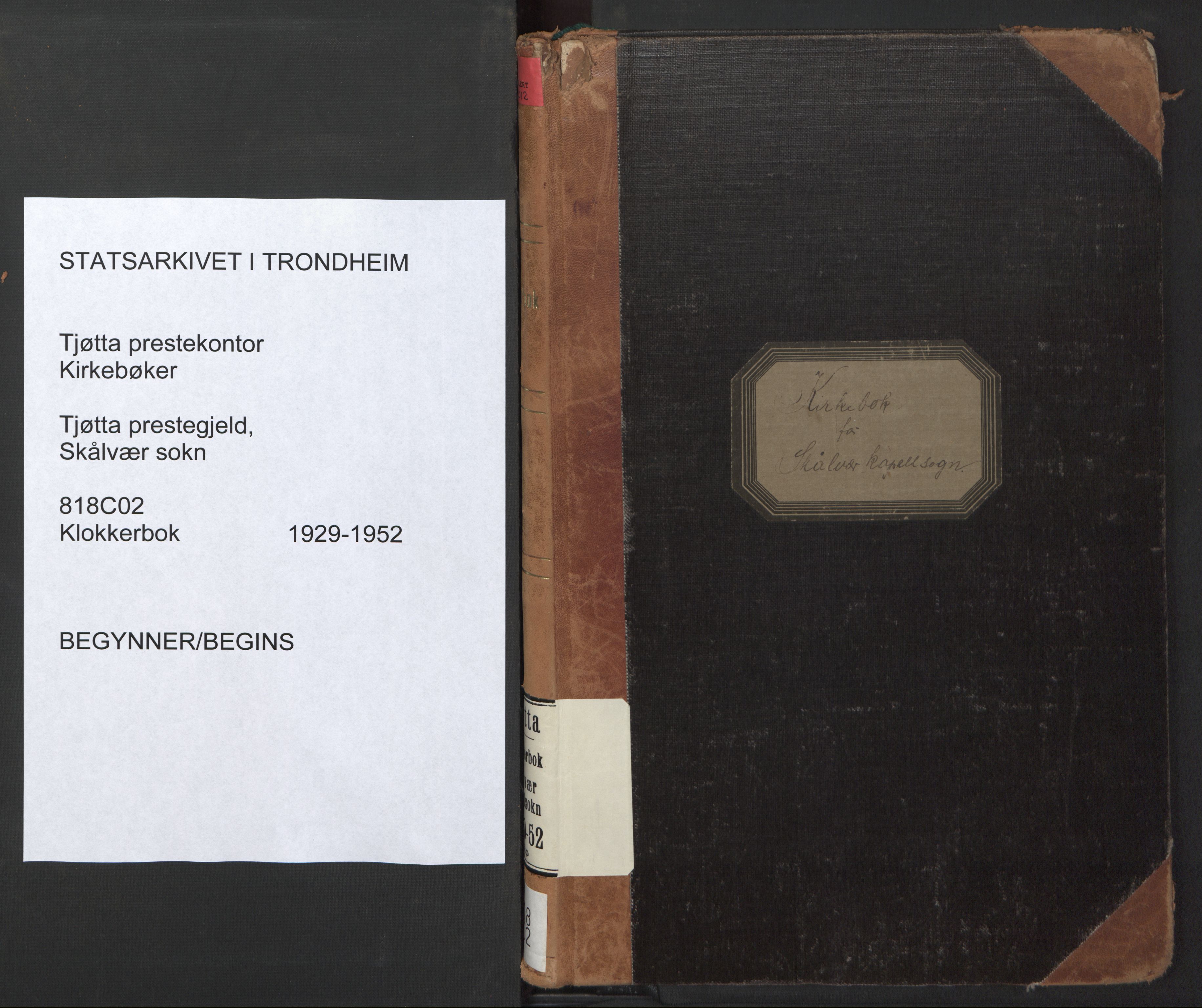 Ministerialprotokoller, klokkerbøker og fødselsregistre - Nordland, SAT/A-1459/818/L0274: Parish register (copy) no. 818C02, 1929-1952