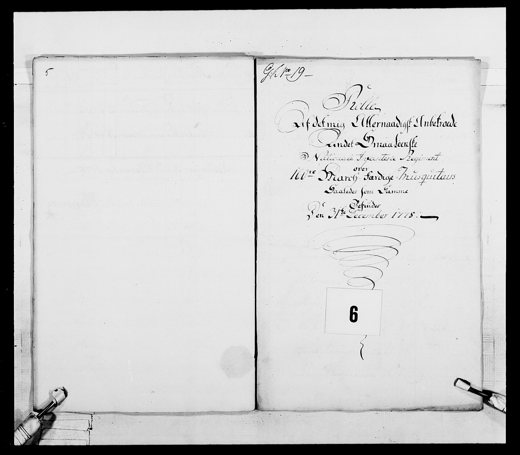 Generalitets- og kommissariatskollegiet, Det kongelige norske kommissariatskollegium, AV/RA-EA-5420/E/Eh/L0055: 2. Smålenske nasjonale infanteriregiment, 1777-1787, p. 53