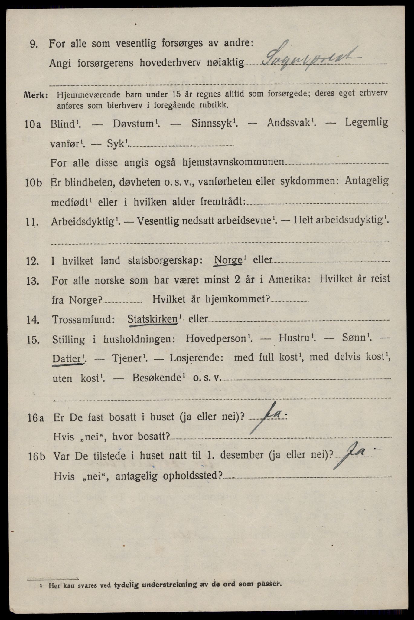 SAST, 1920 census for Eigersund, 1920, p. 2798