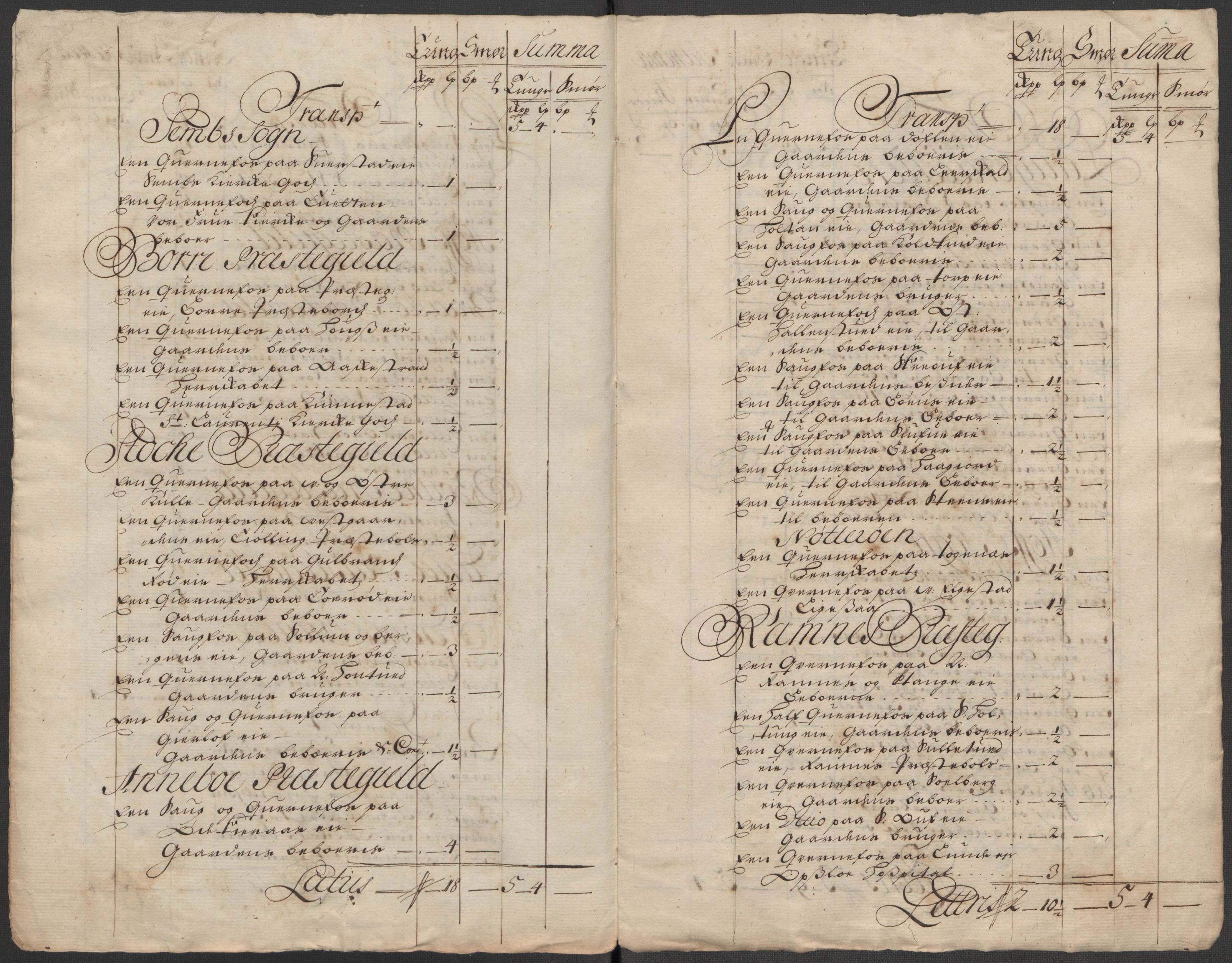 Rentekammeret inntil 1814, Reviderte regnskaper, Fogderegnskap, RA/EA-4092/R32/L1879: Fogderegnskap Jarlsberg grevskap, 1714-1715, p. 229