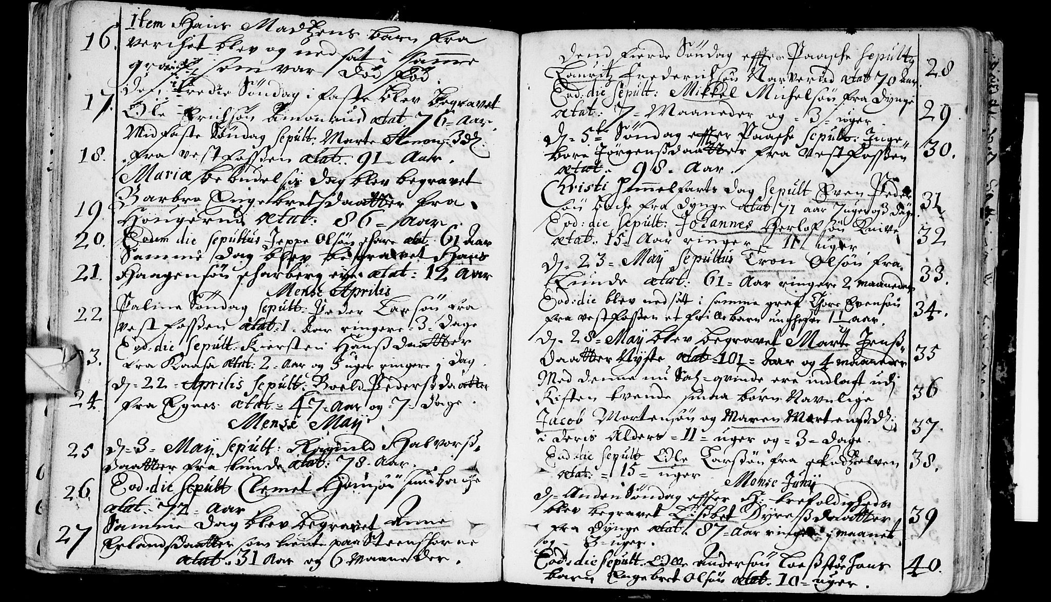 Eiker kirkebøker, AV/SAKO-A-4/F/Fa/L0006: Parish register (official) no. I 6 /1, 1705-1733