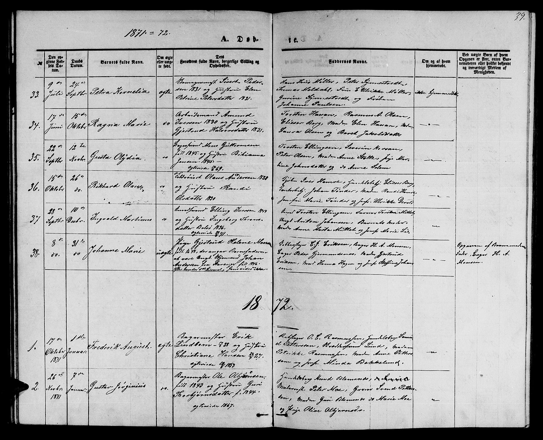 Ministerialprotokoller, klokkerbøker og fødselsregistre - Møre og Romsdal, AV/SAT-A-1454/558/L0701: Parish register (copy) no. 558C02, 1862-1879, p. 39