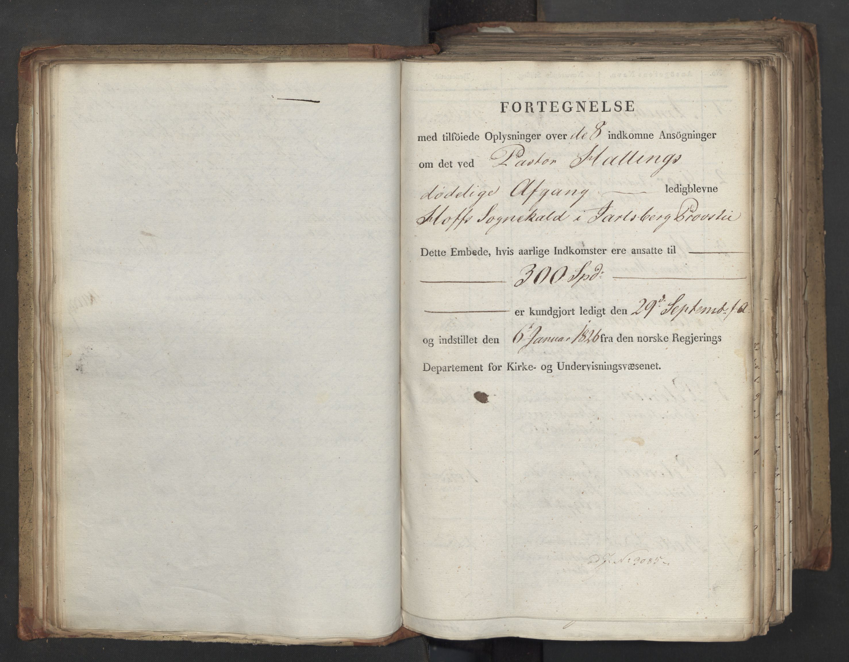 Statsrådsavdelingen i Stockholm, AV/RA-S-1003/D/Da/L0045: Regjeringsinnstillinger nr. 3067-3307, 1826, p. 52