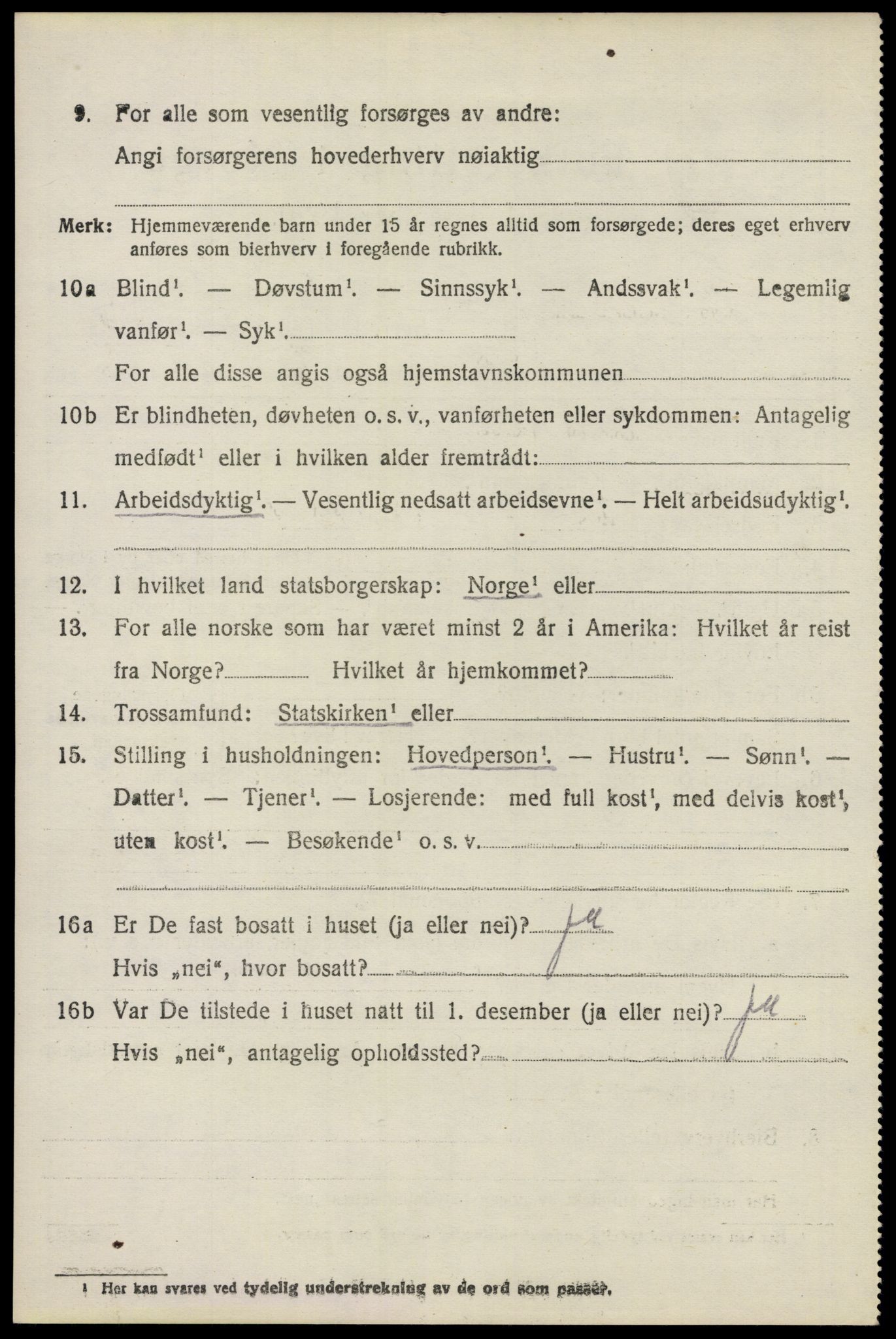 SAO, 1920 census for Glemmen, 1920, p. 11176