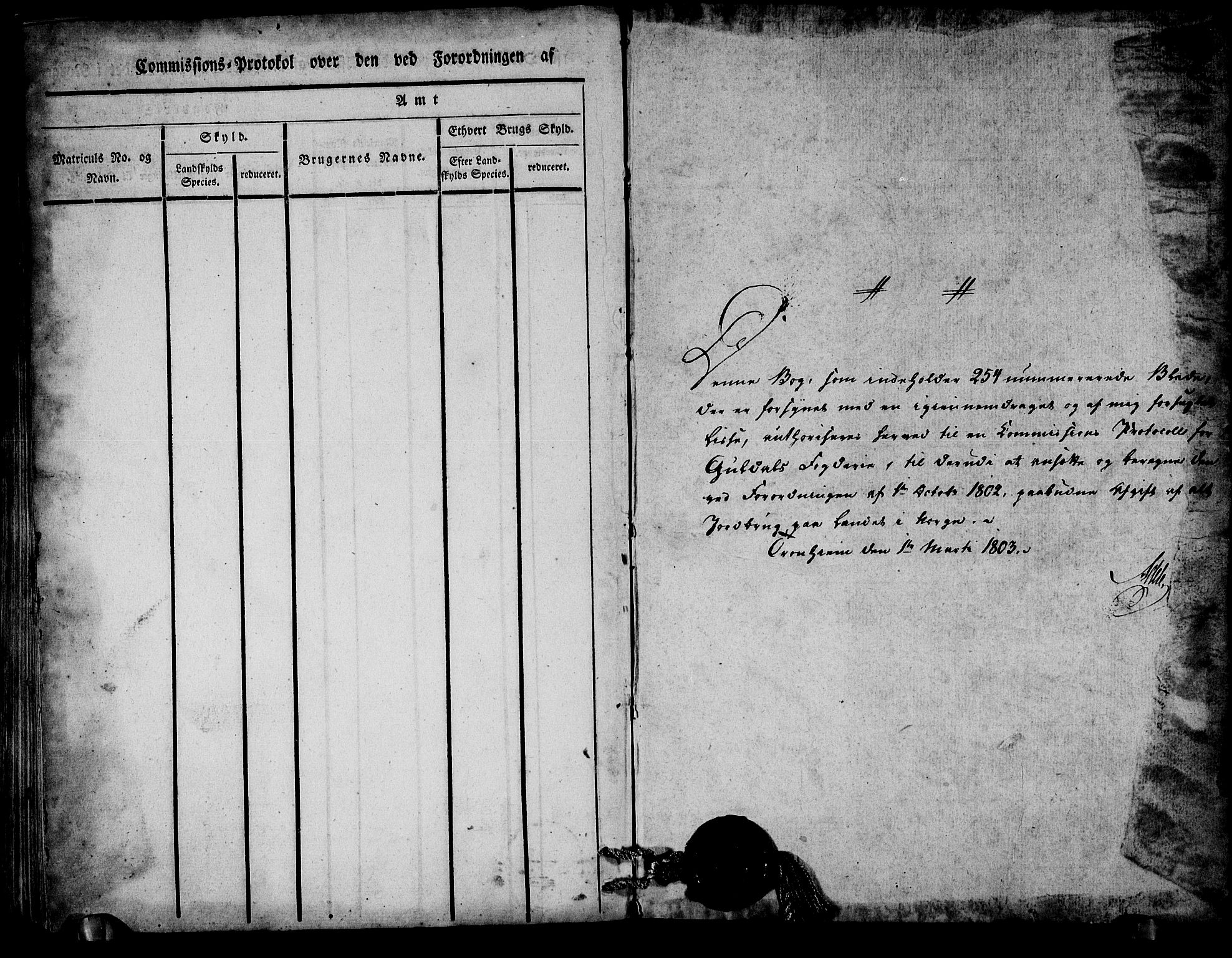 Rentekammeret inntil 1814, Realistisk ordnet avdeling, RA/EA-4070/N/Ne/Nea/L0136a: Orkdal og Gauldal fogderi. Kommisjonsprotokoll for Gauldalen, 1803, p. 248