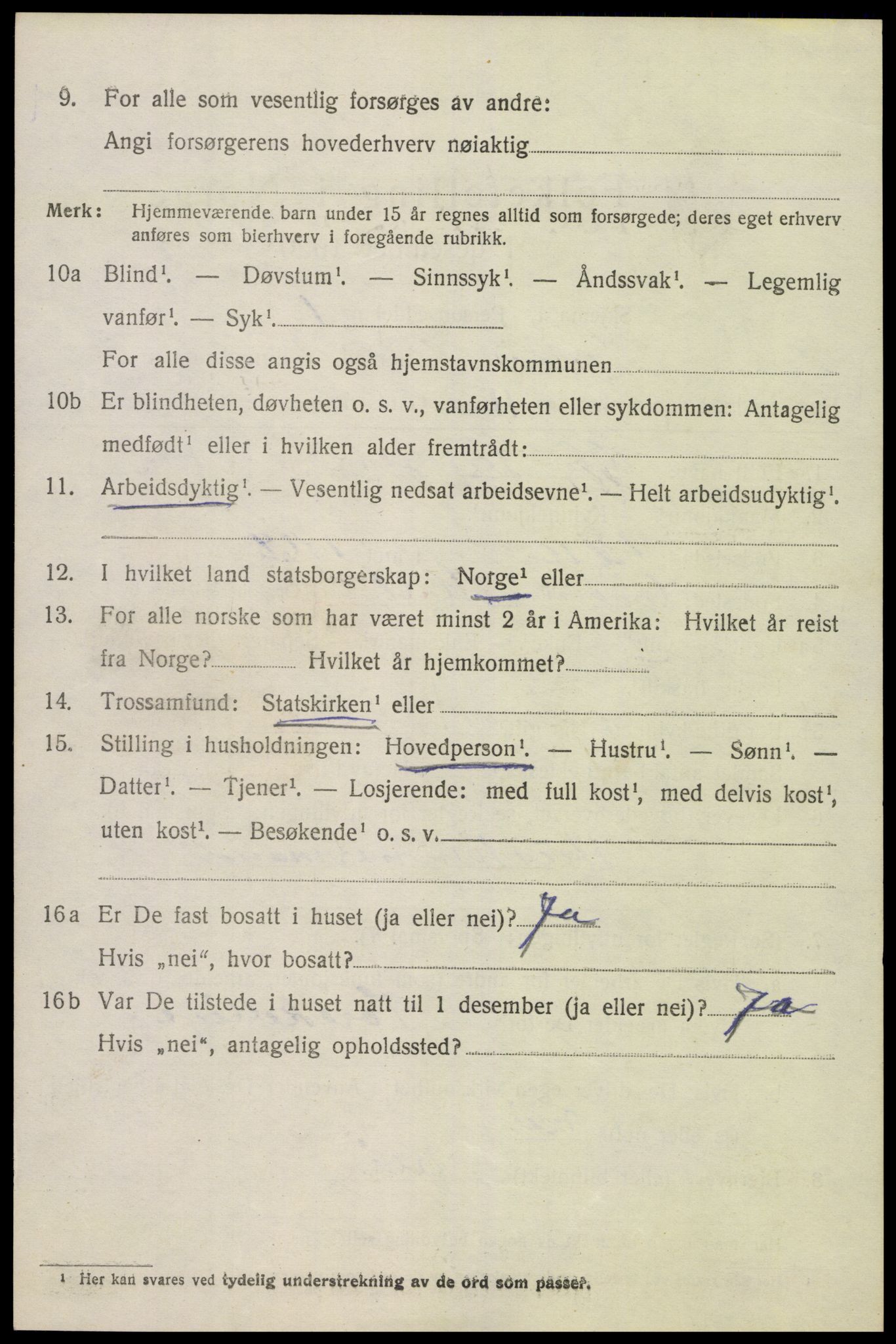 SAK, 1920 census for Hisøy, 1920, p. 2515