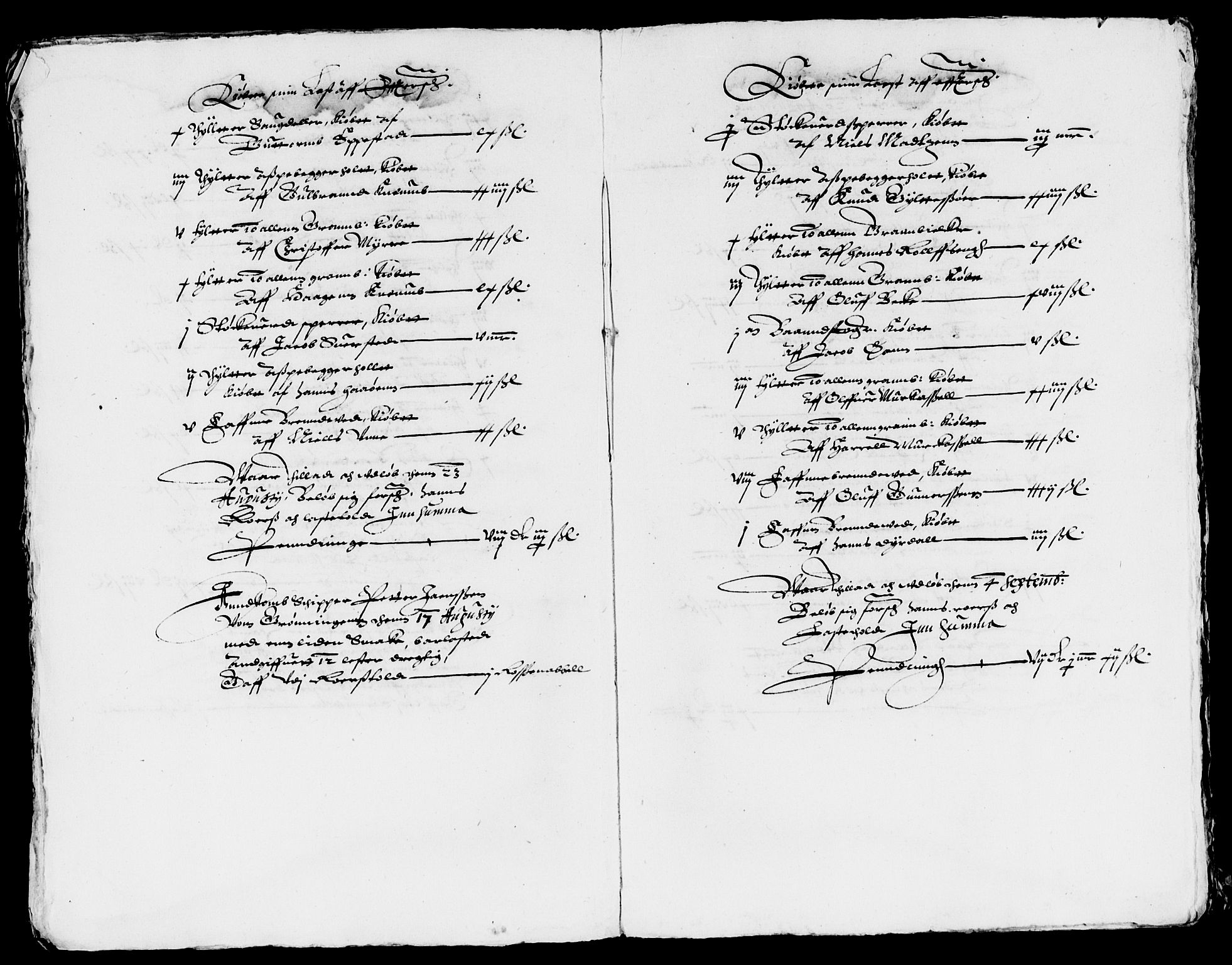 Rentekammeret inntil 1814, Reviderte regnskaper, Lensregnskaper, AV/RA-EA-5023/R/Rb/Rbo/L0001: Tønsberg len, 1584-1612