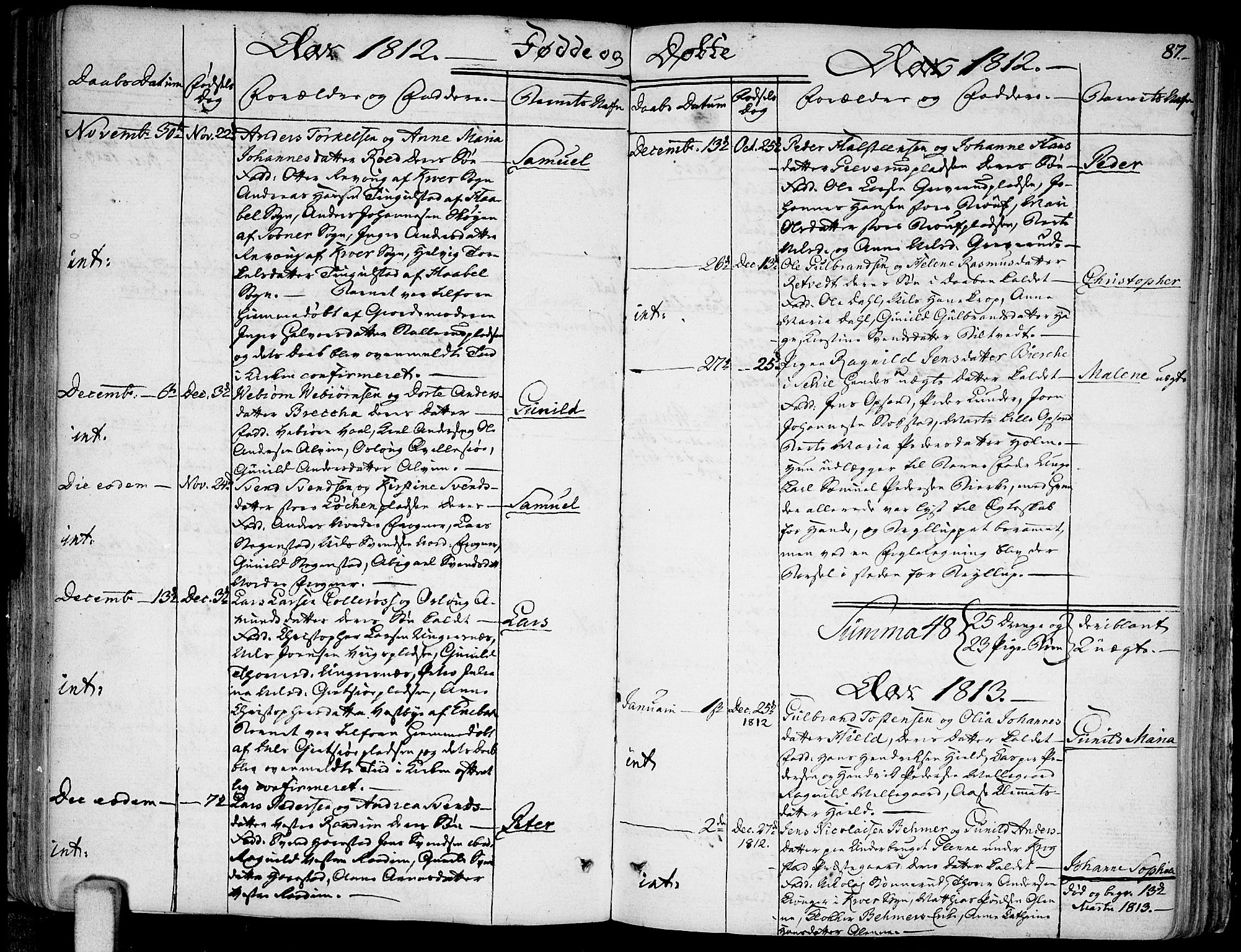 Kråkstad prestekontor Kirkebøker, AV/SAO-A-10125a/F/Fa/L0002: Parish register (official) no. I 2, 1786-1814, p. 87