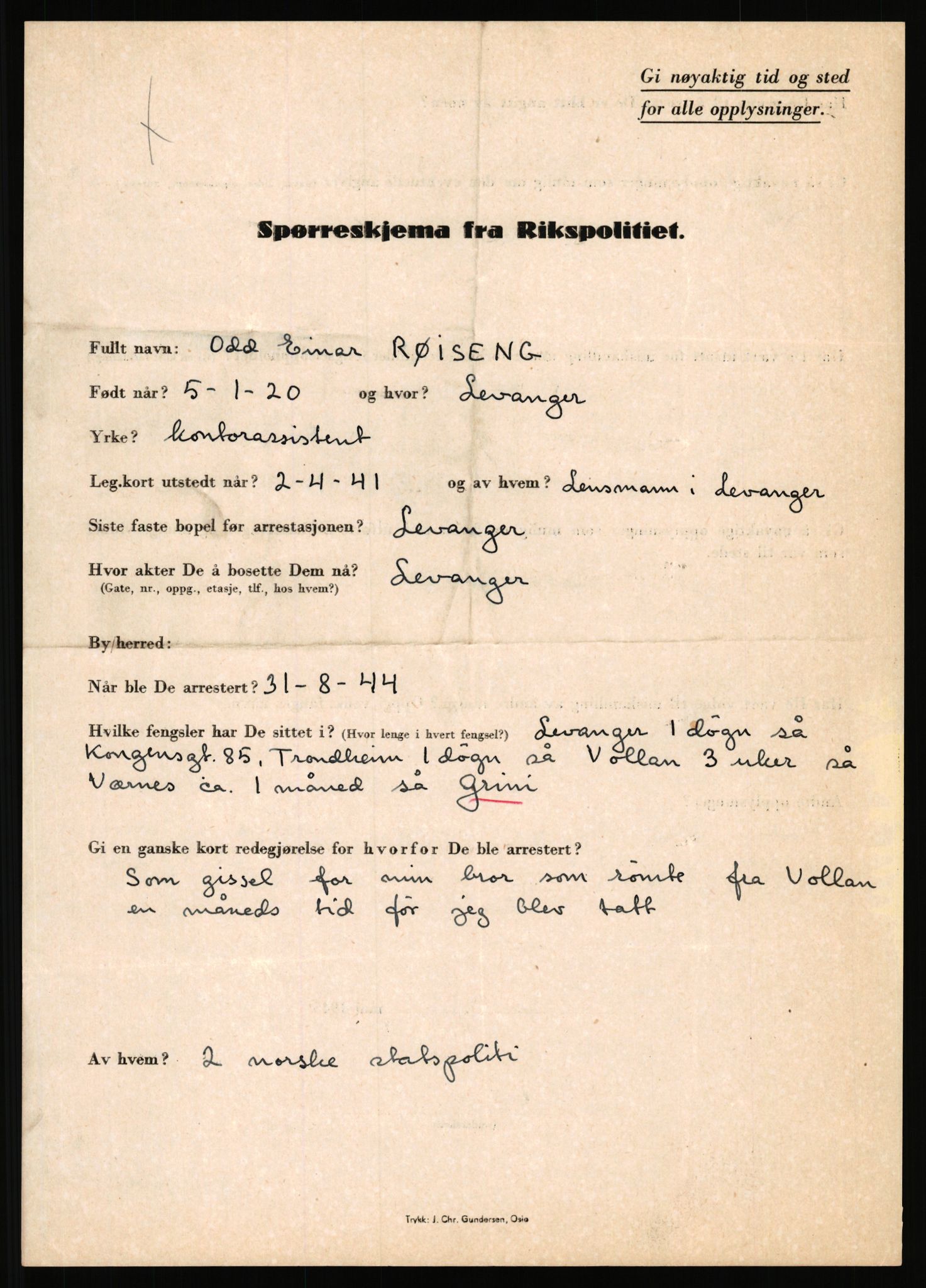 Rikspolitisjefen, AV/RA-S-1560/L/L0014: Pettersen, Aksel - Savosnick, Ernst, 1940-1945, p. 956