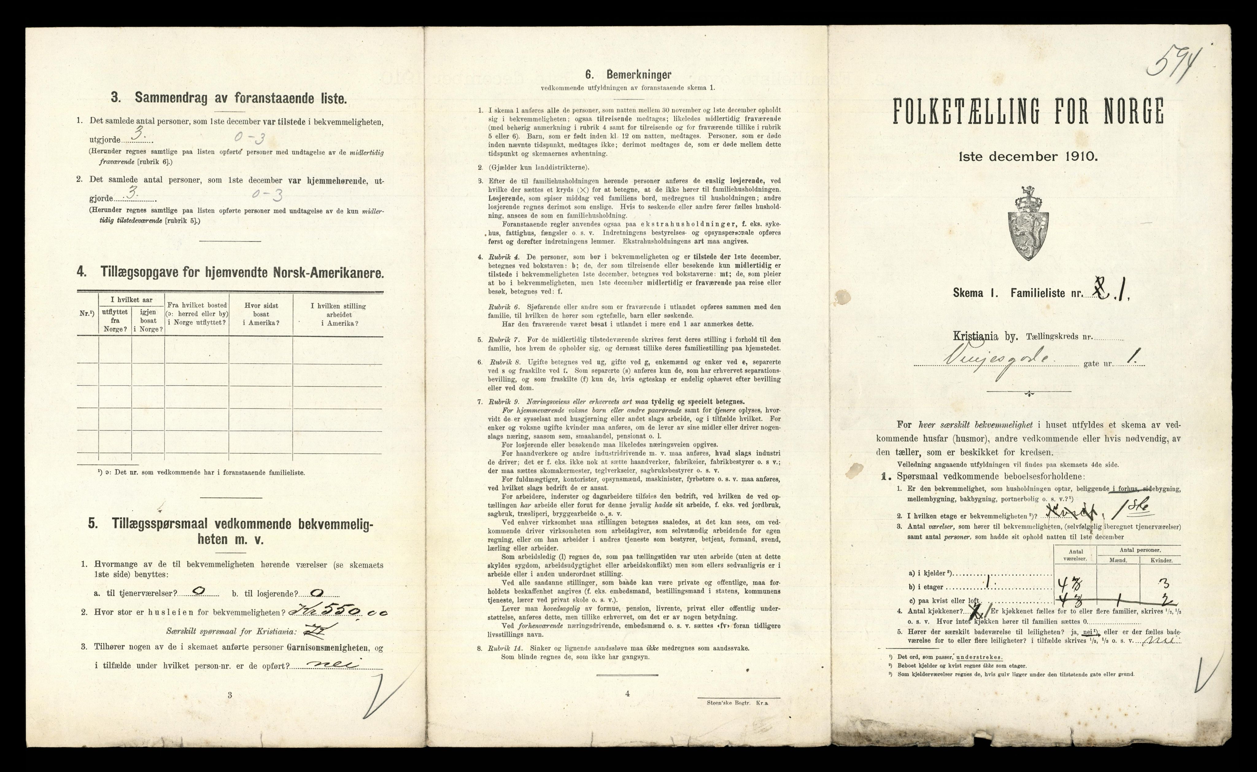 RA, 1910 census for Kristiania, 1910, p. 119689