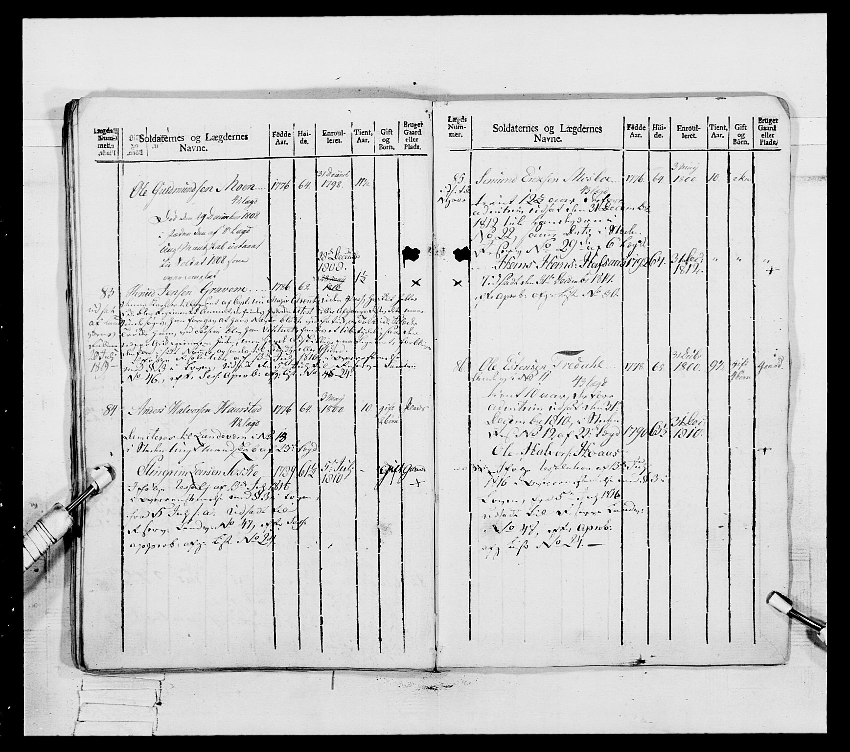 Generalitets- og kommissariatskollegiet, Det kongelige norske kommissariatskollegium, AV/RA-EA-5420/E/Eh/L0083a: 2. Trondheimske nasjonale infanteriregiment, 1810, p. 275