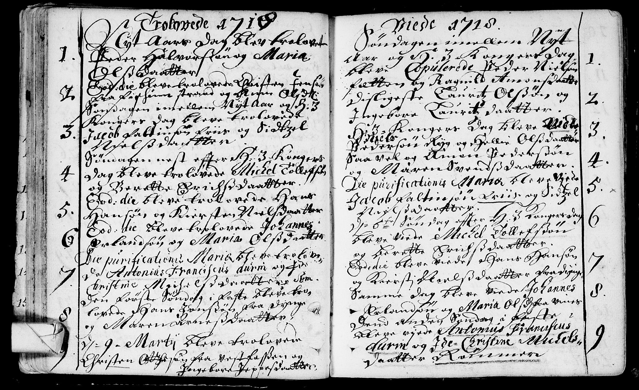 Eiker kirkebøker, SAKO/A-4/F/Fa/L0005: Parish register (official) no. I 5 /1, 1705-1759