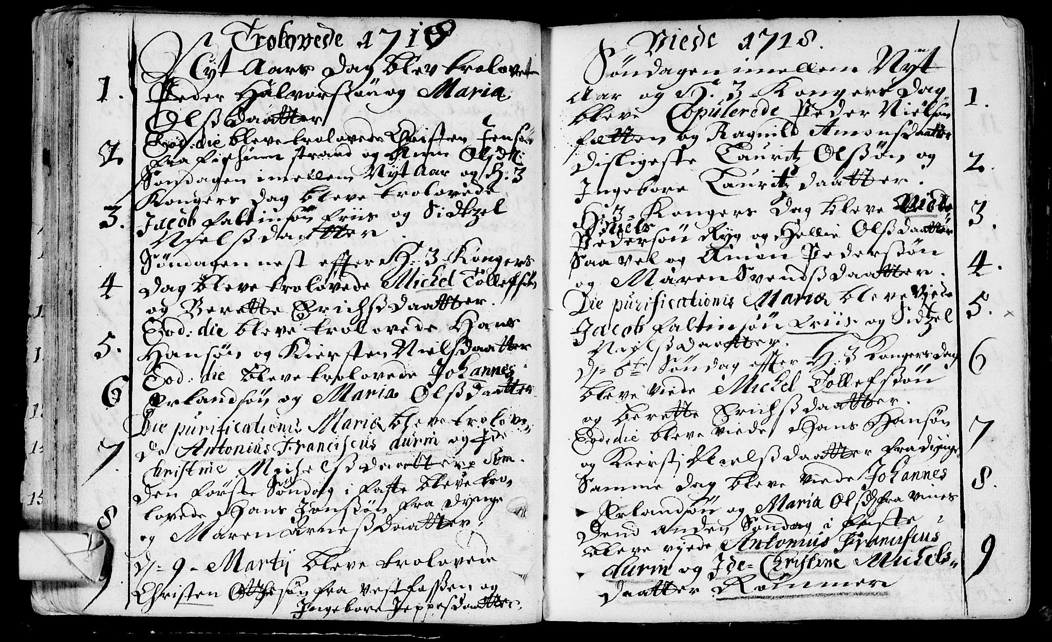 Eiker kirkebøker, AV/SAKO-A-4/F/Fa/L0005: Parish register (official) no. I 5 /1, 1705-1759