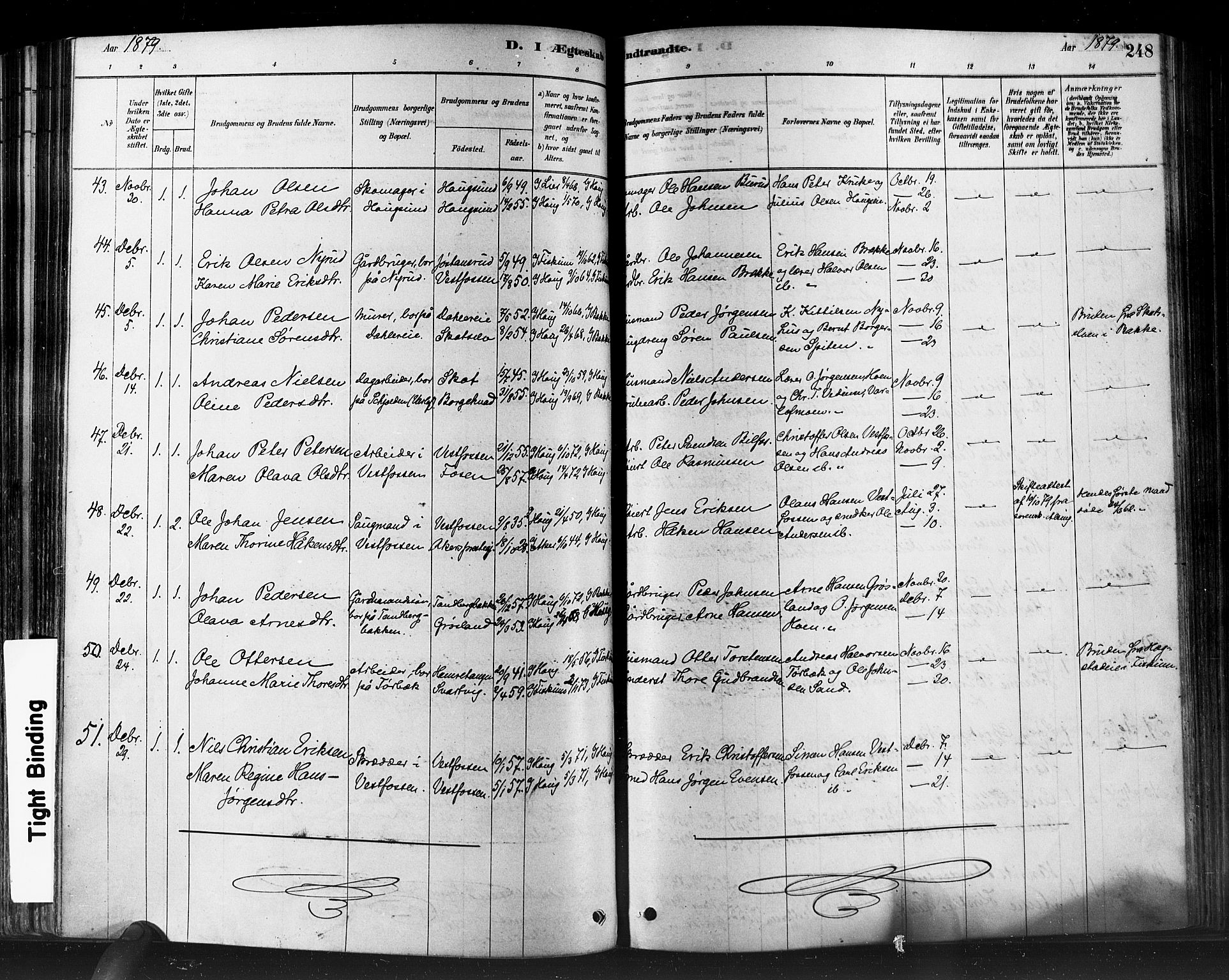 Eiker kirkebøker, AV/SAKO-A-4/F/Fb/L0001: Parish register (official) no. II 1, 1878-1888, p. 248