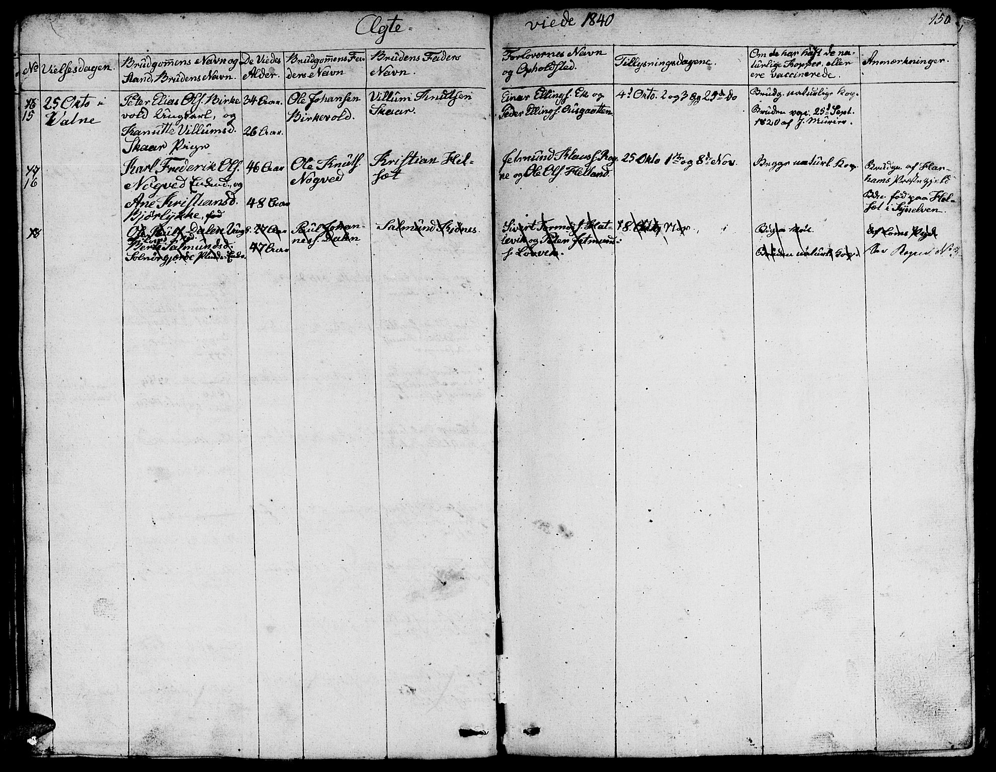 Ministerialprotokoller, klokkerbøker og fødselsregistre - Møre og Romsdal, AV/SAT-A-1454/524/L0361: Parish register (copy) no. 524C02, 1831-1840, p. 150