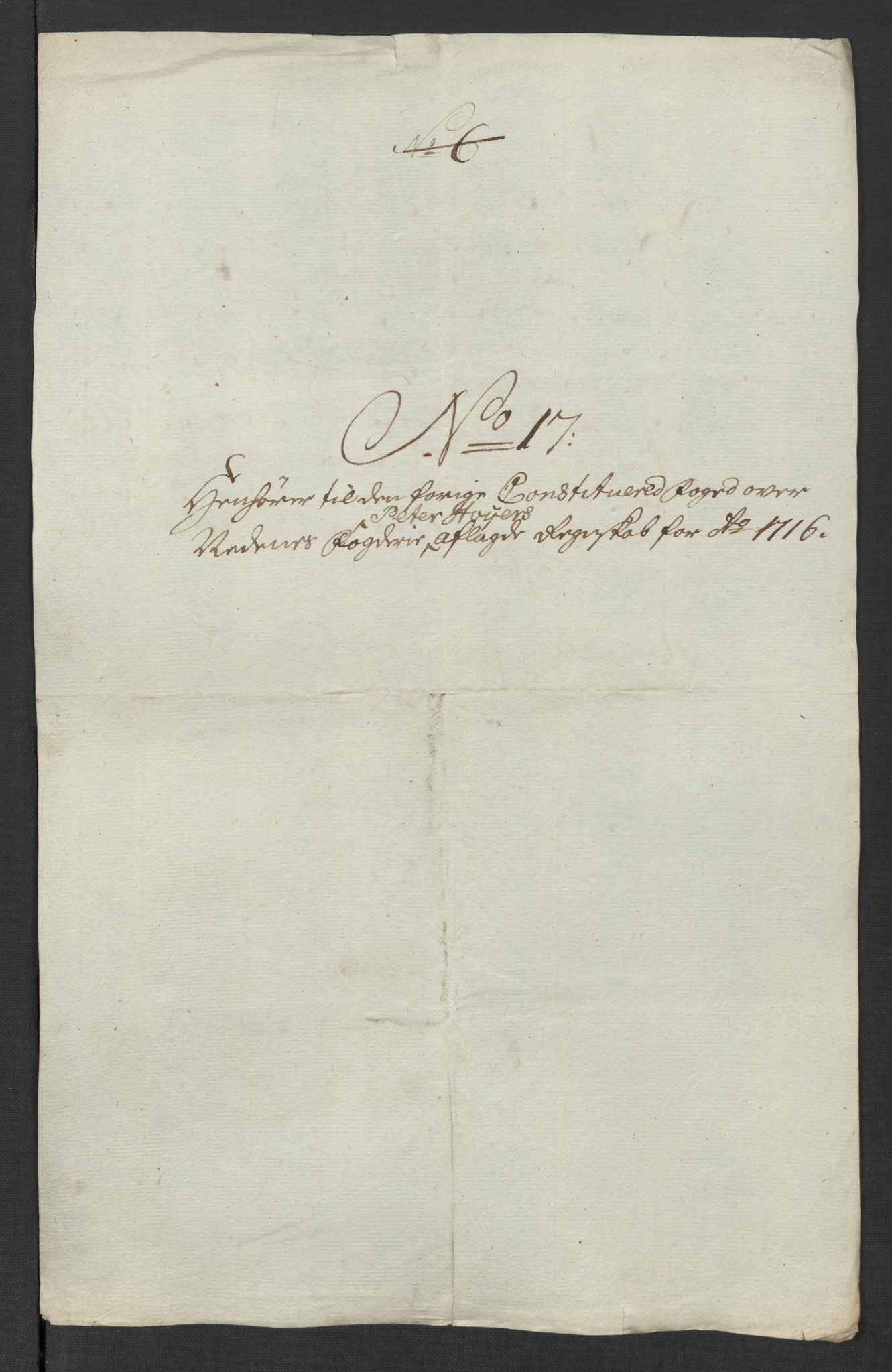 Rentekammeret inntil 1814, Reviderte regnskaper, Fogderegnskap, AV/RA-EA-4092/R39/L2325: Fogderegnskap Nedenes, 1716, p. 283