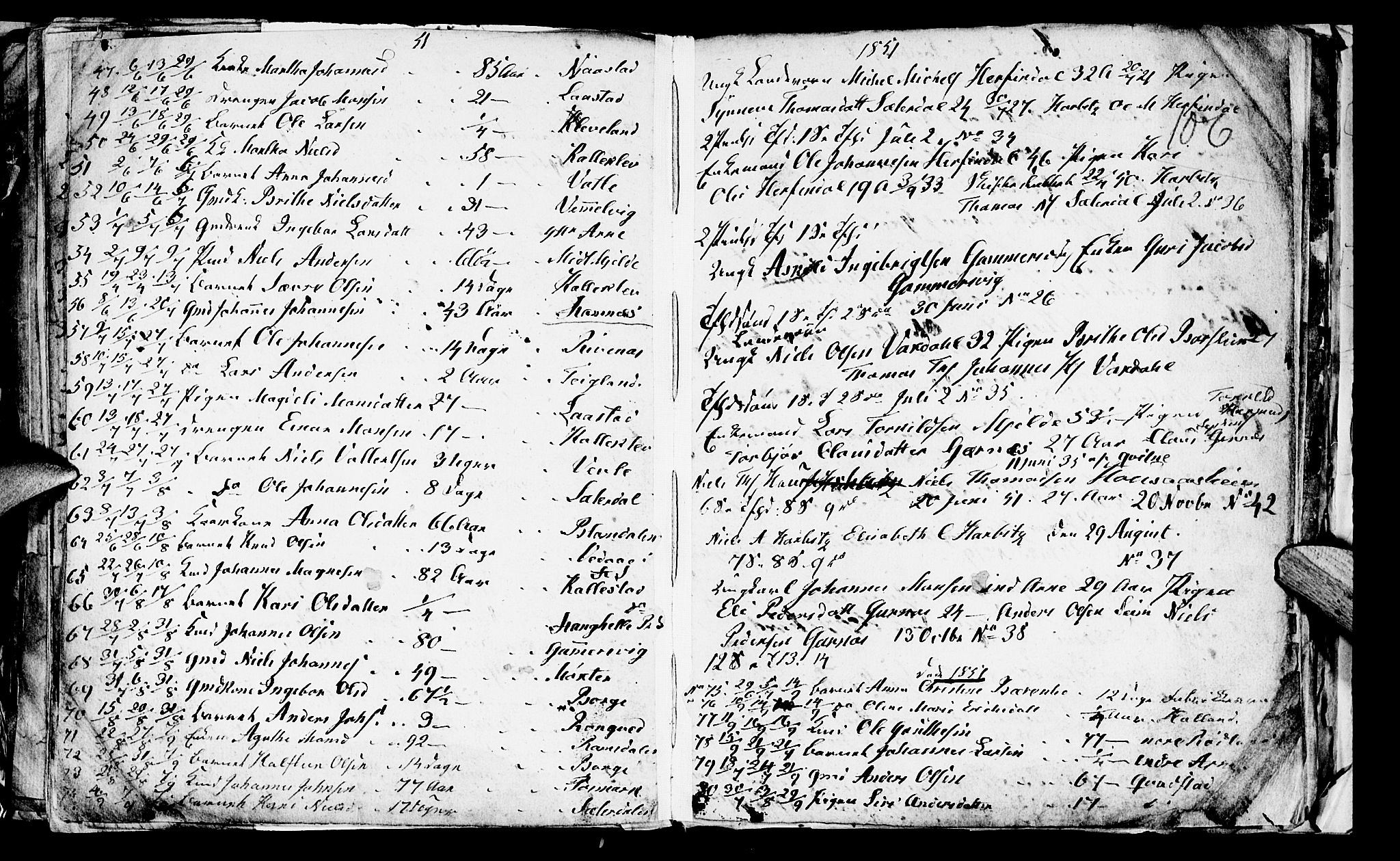Haus sokneprestembete, SAB/A-75601/H/Hab: Parish register (copy) no. A 1, 1830-1855, p. 106