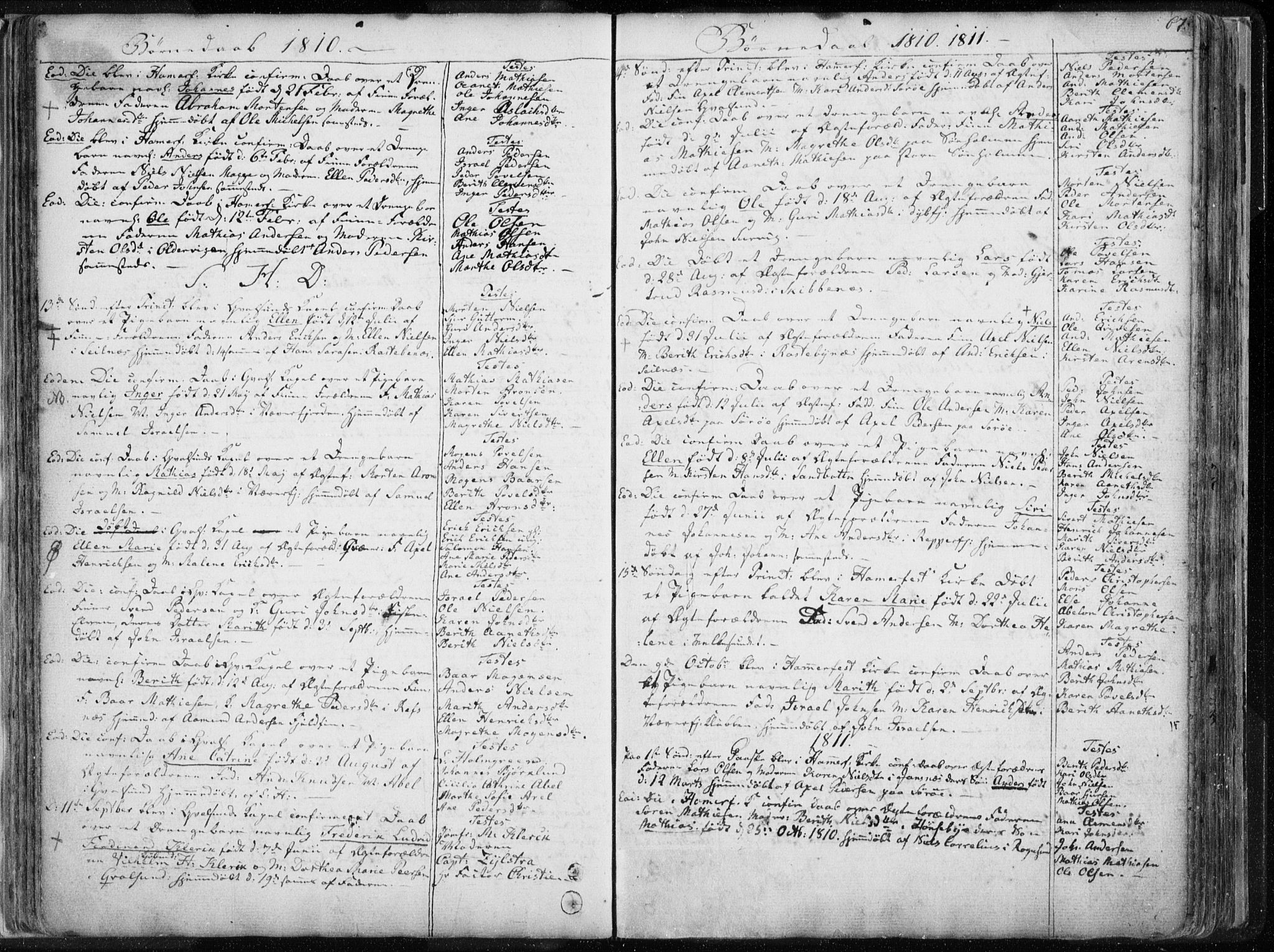 Hammerfest sokneprestkontor, SATØ/S-1347/H/Ha/L0002.kirke: Parish register (official) no. 2, 1751-1821, p. 67