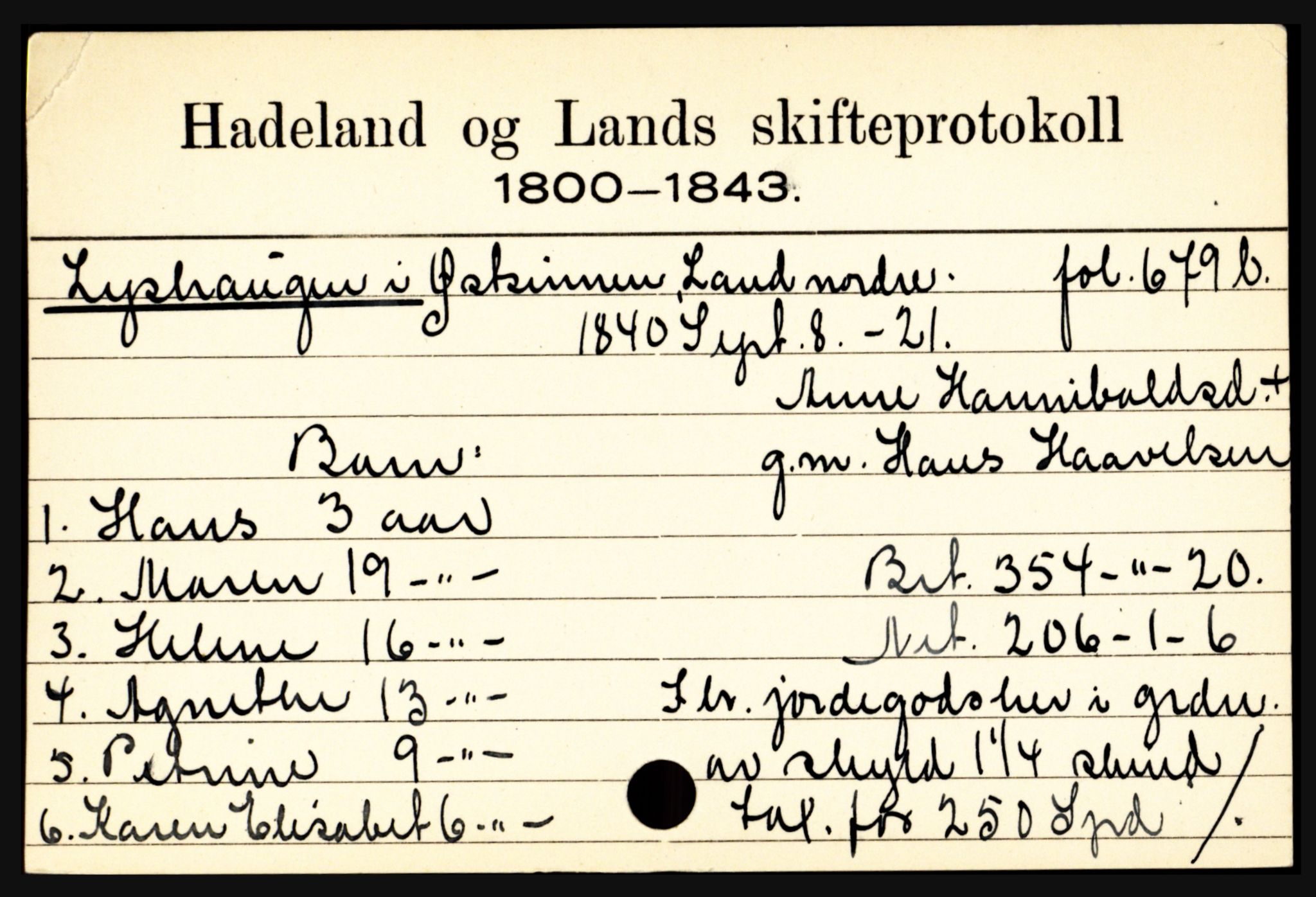 Hadeland og Land tingrett, AV/SAH-TING-010/J, 1659-1900, p. 4711