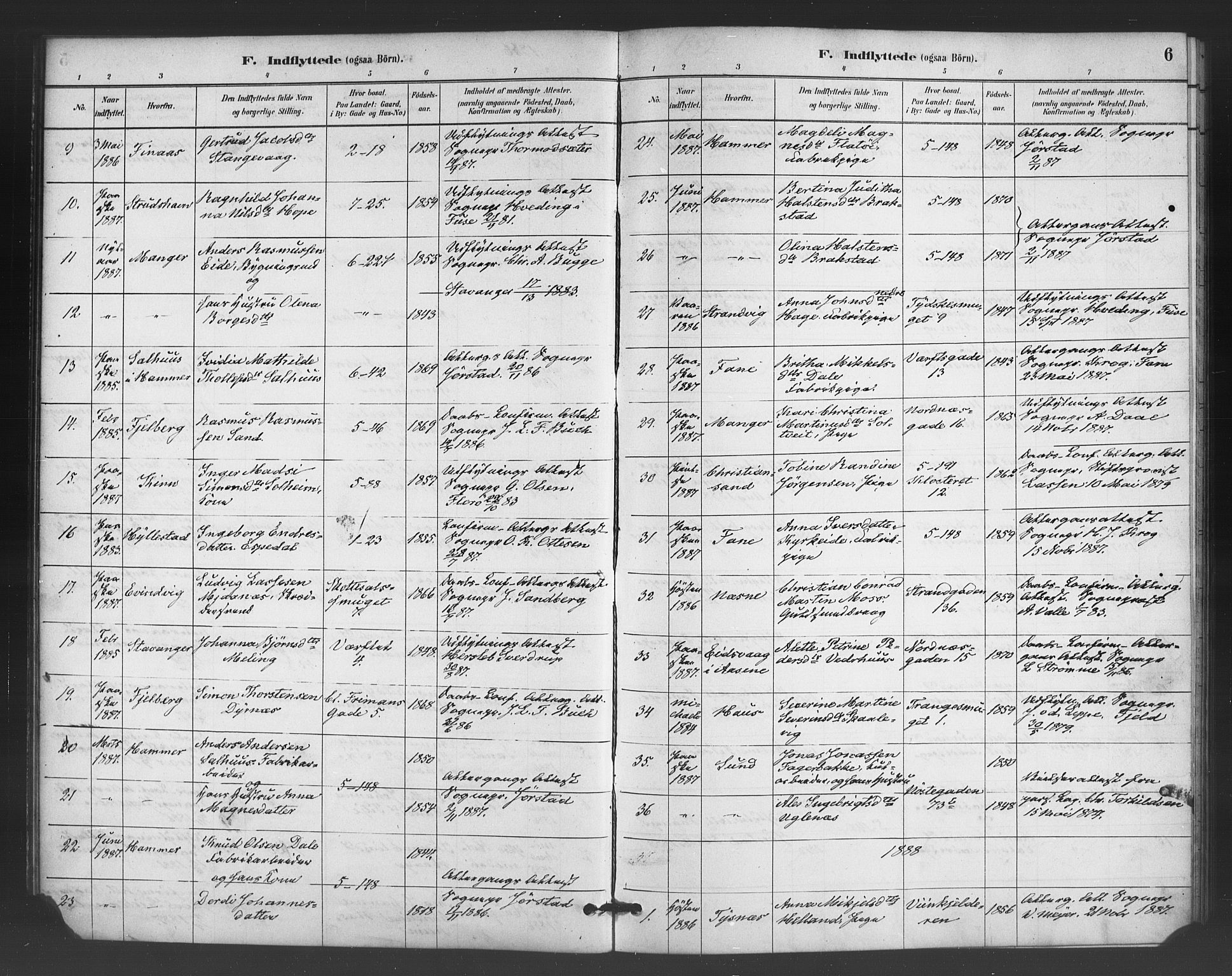 Nykirken Sokneprestembete, SAB/A-77101/H/Haa/L0051: Parish register (official) no. G 3, 1880-1889, p. 6